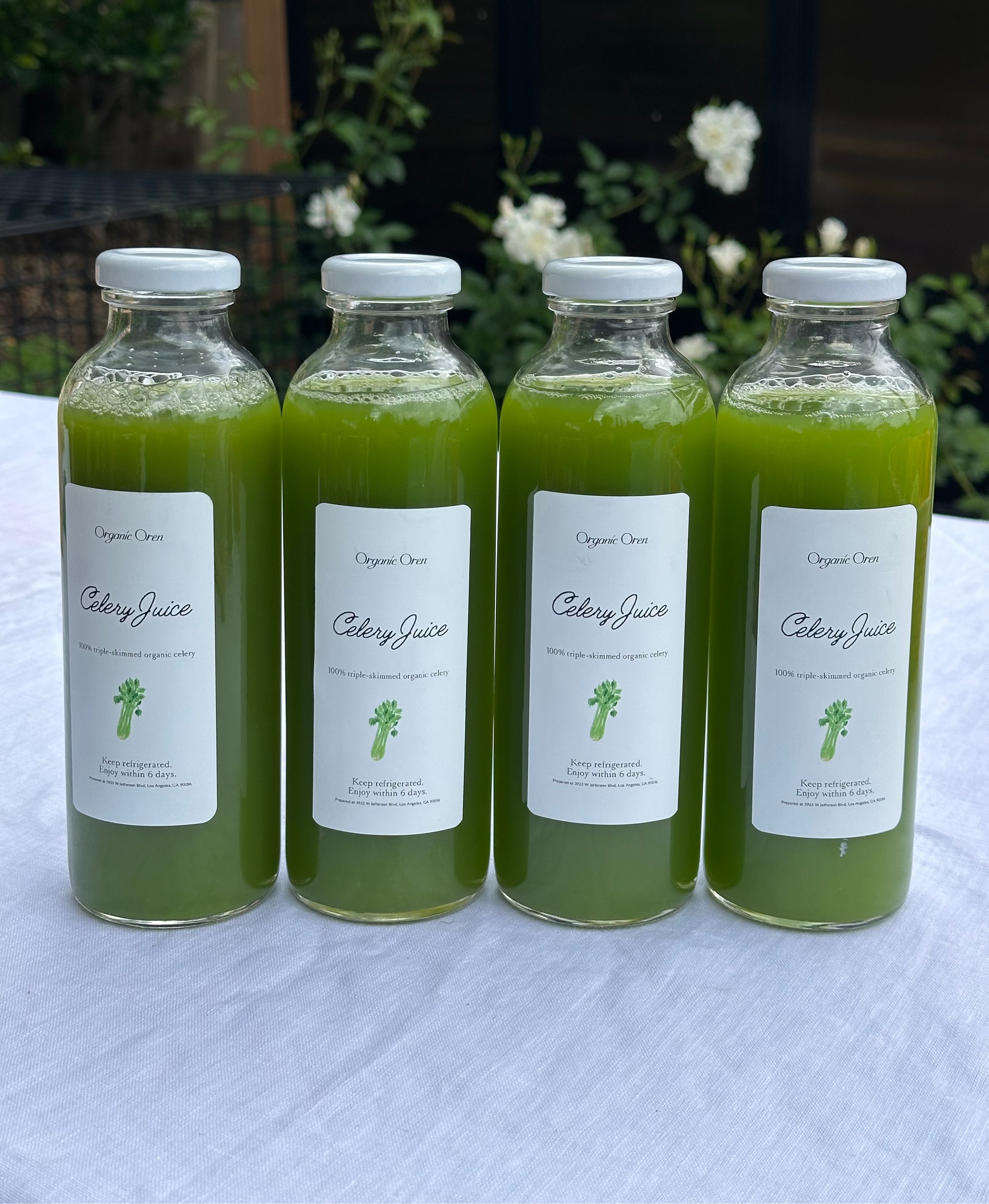 Triple Skim Celery Juice (4 Pack) – Organic Oren