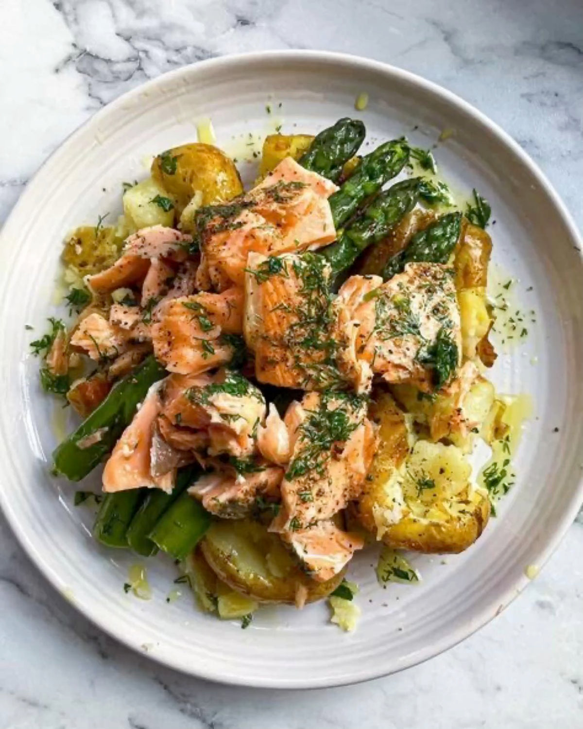 Spring Green Pesto Salmon