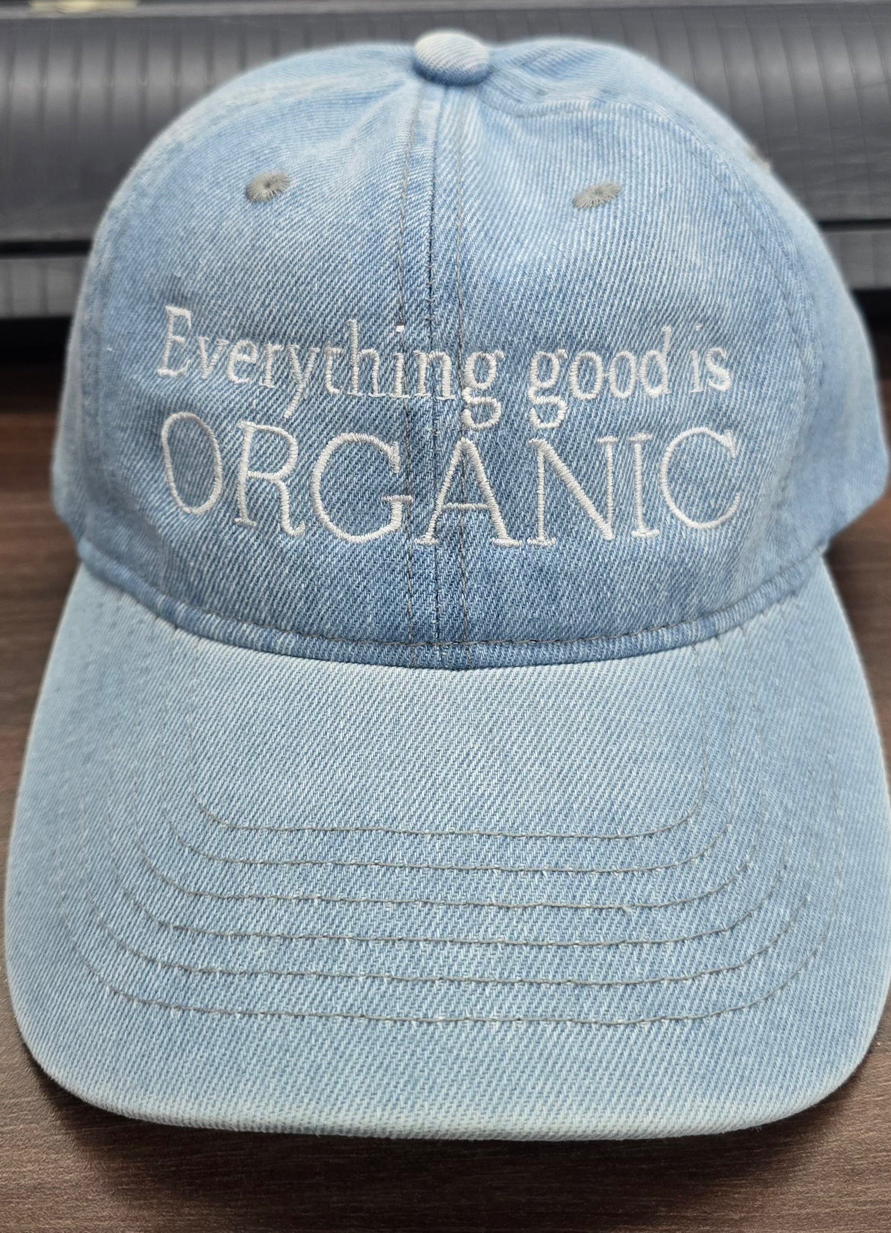 Organic Hat: Denim