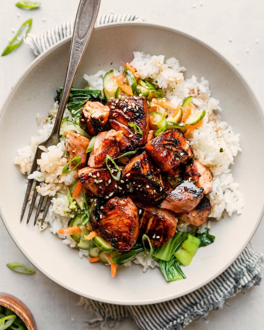 Teriyaki Salmon Bowl