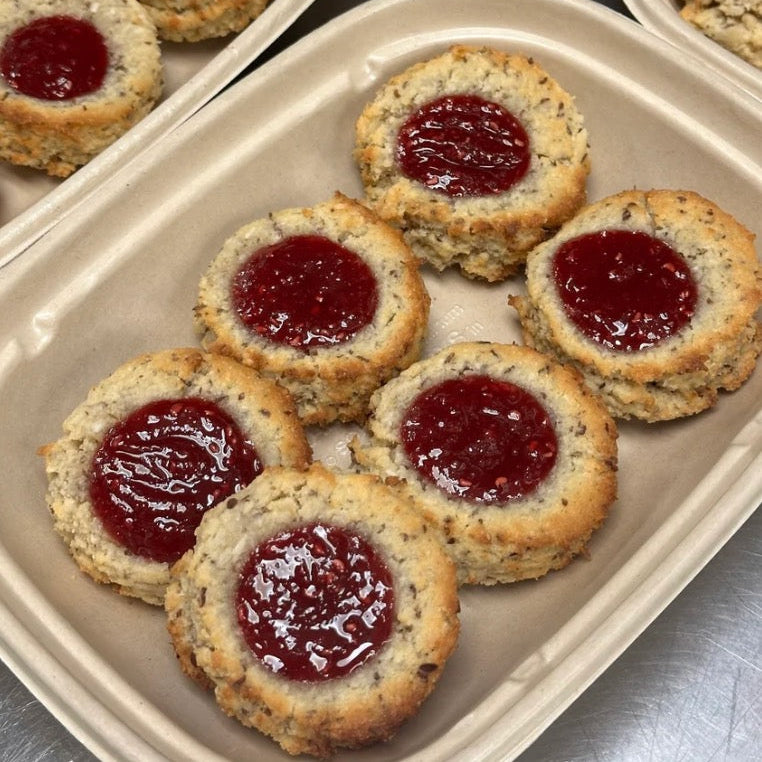 Cranberry Orange Thumbprint Cookies
