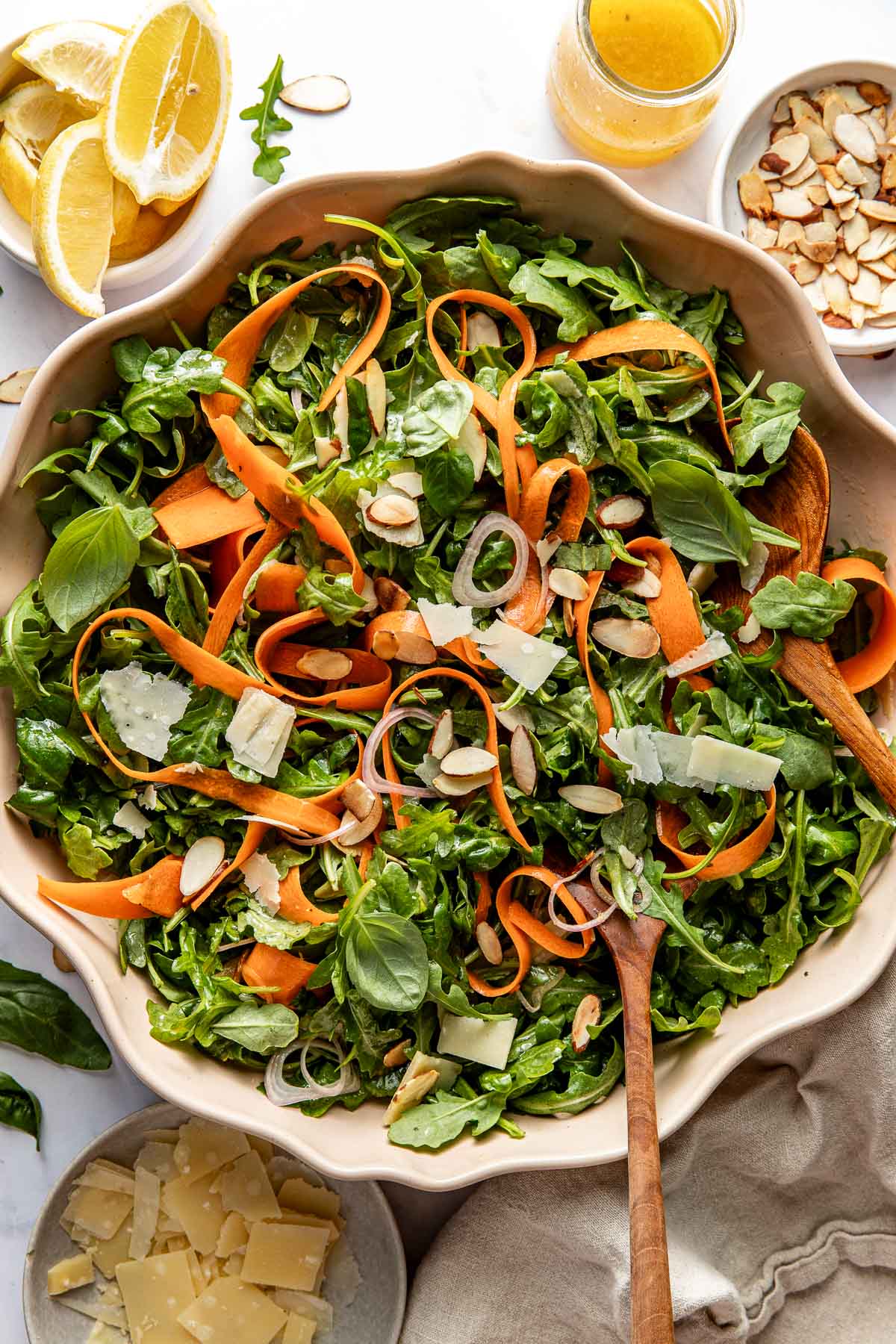 Simple Arugula Parmesan Salad