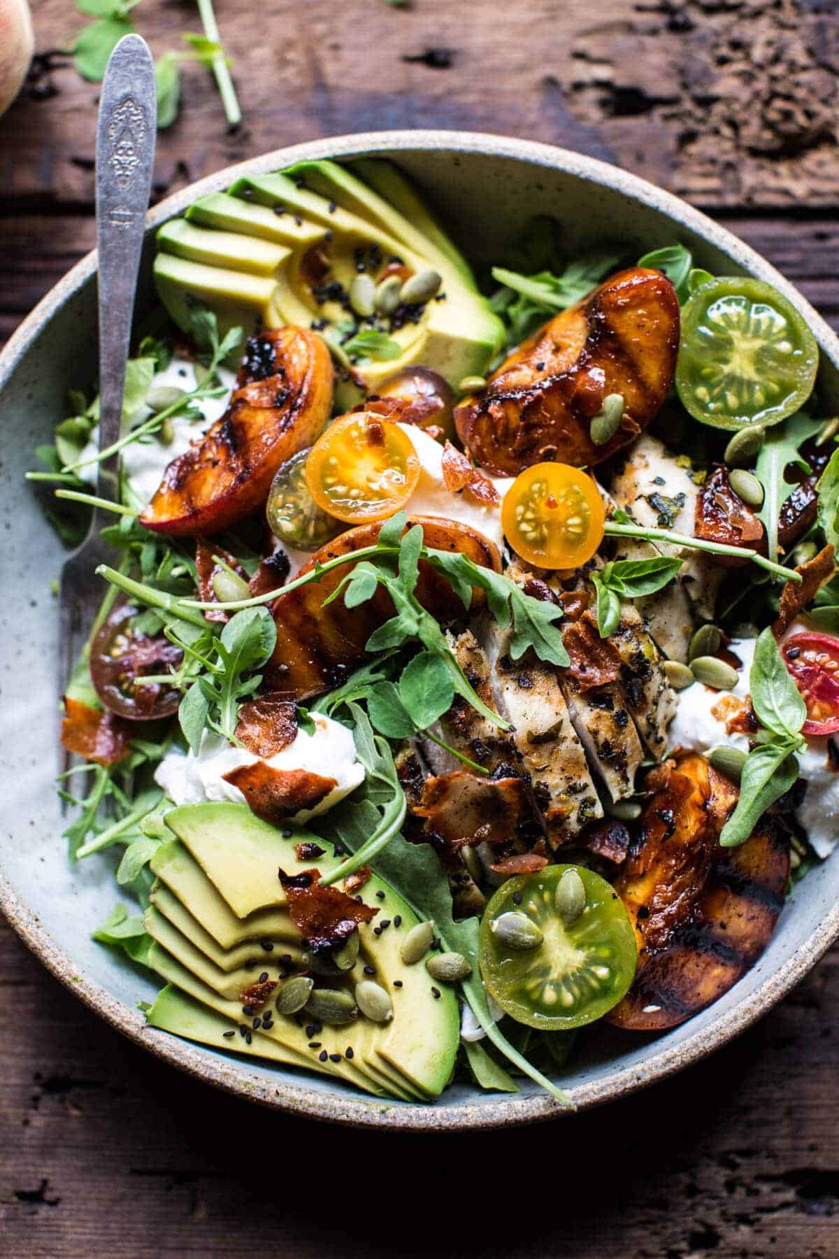 Balsamic Grilled Chicken & Lentil Salad