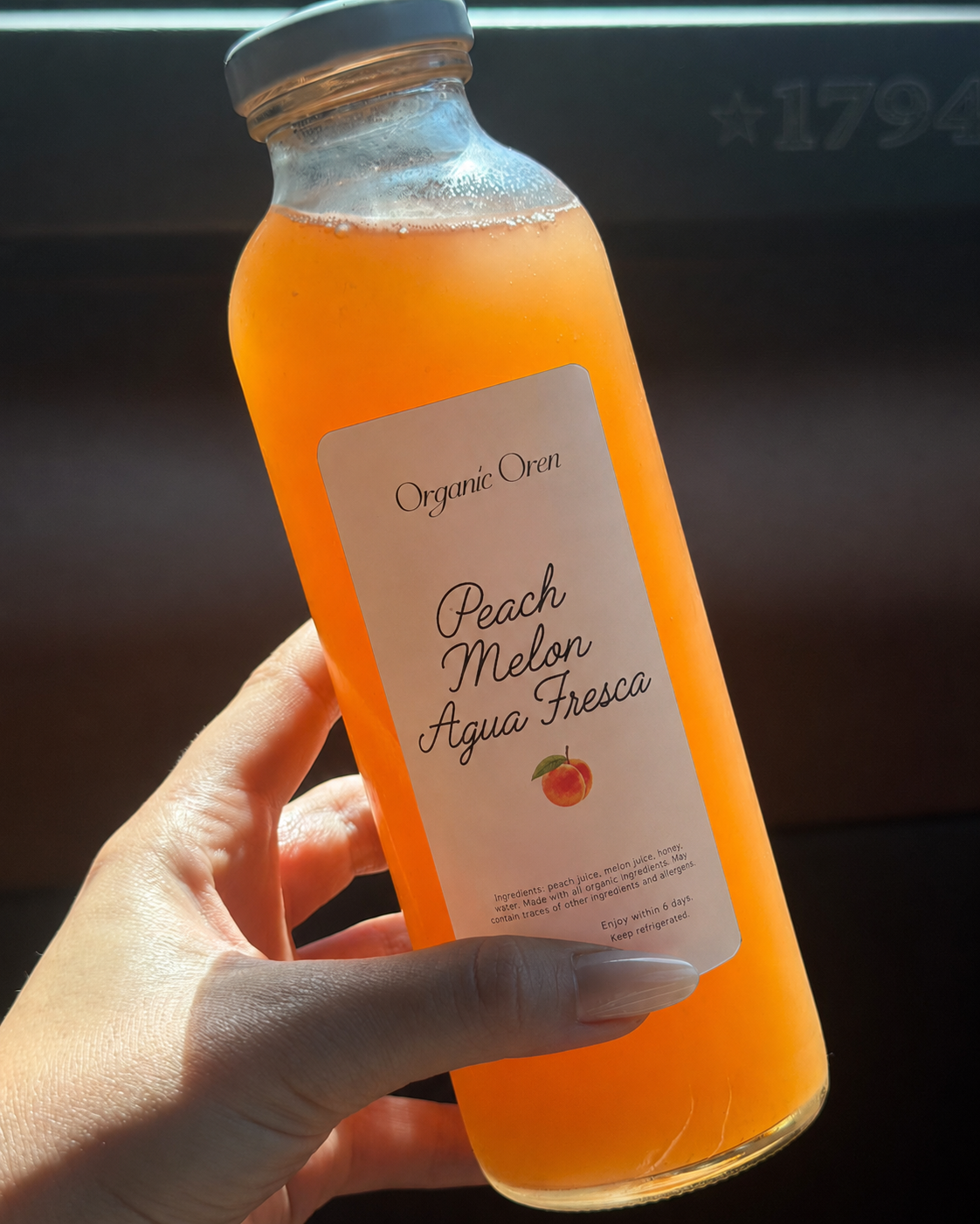 Peach Melon Agua Fresca