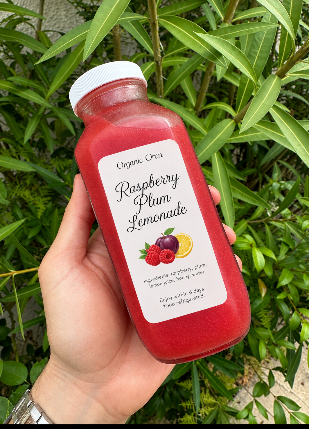 Raspberry Plum Lemonade