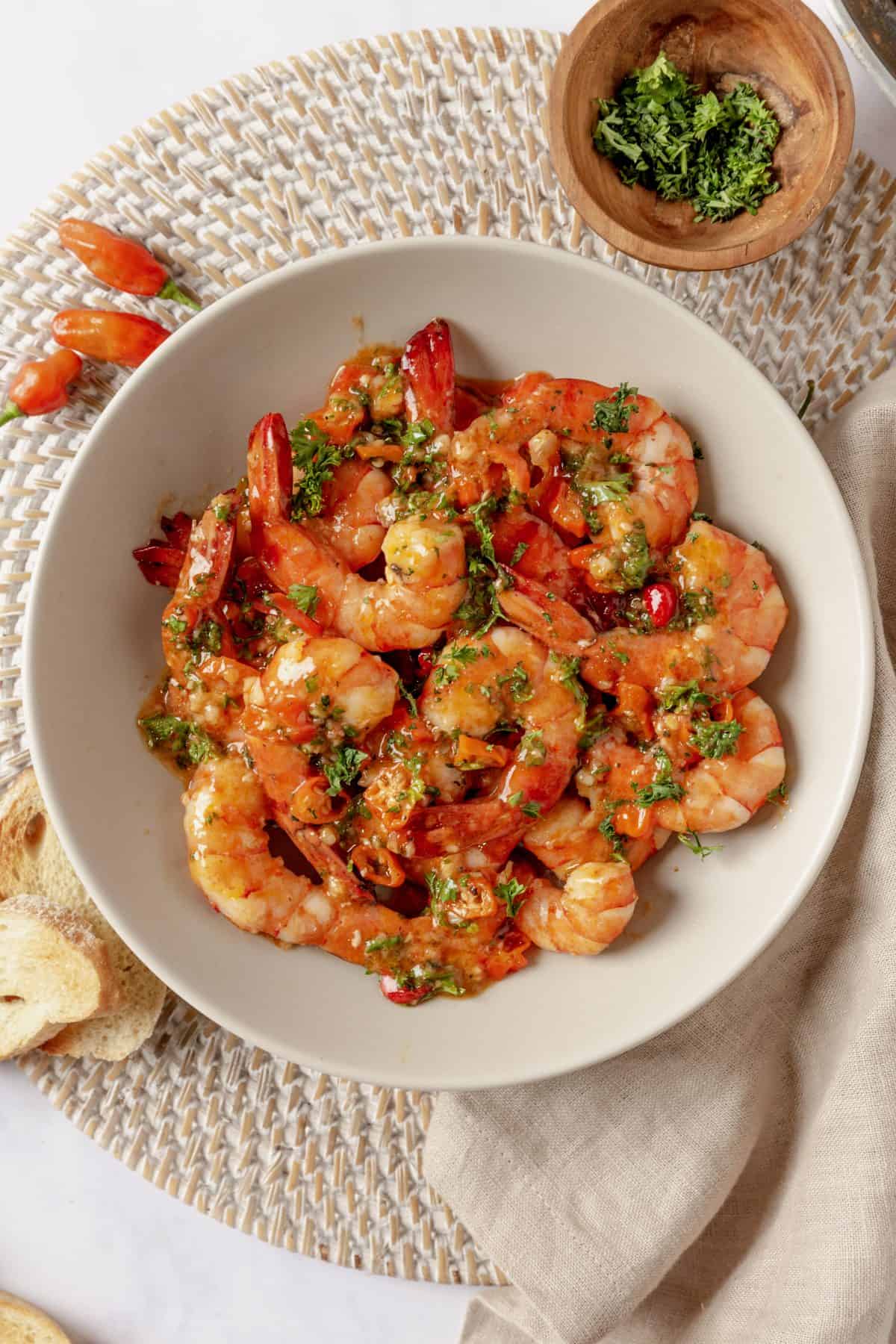 Harissa Honey Grilled Shrimp