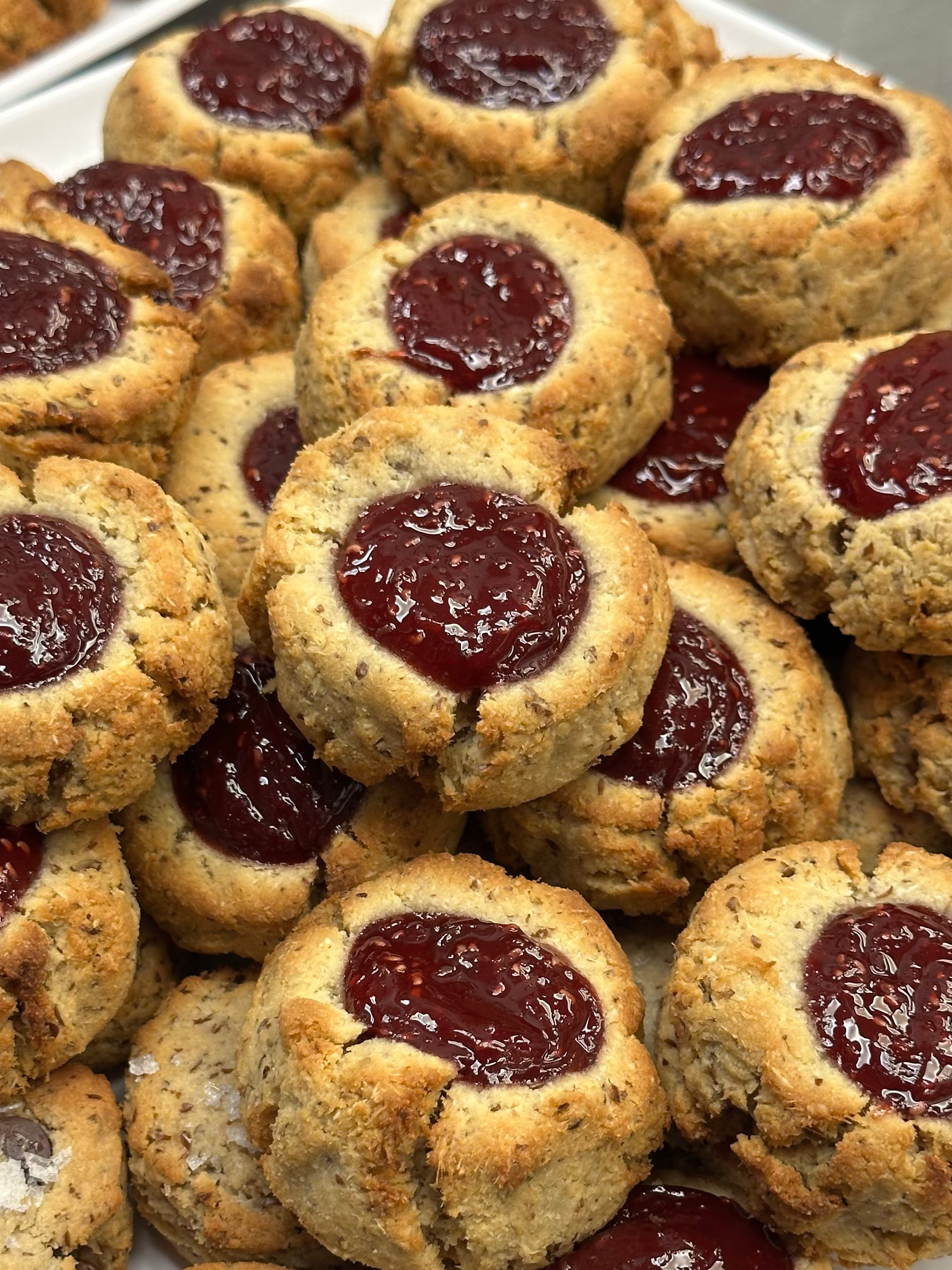 Strawberry Thumbprint Cookies