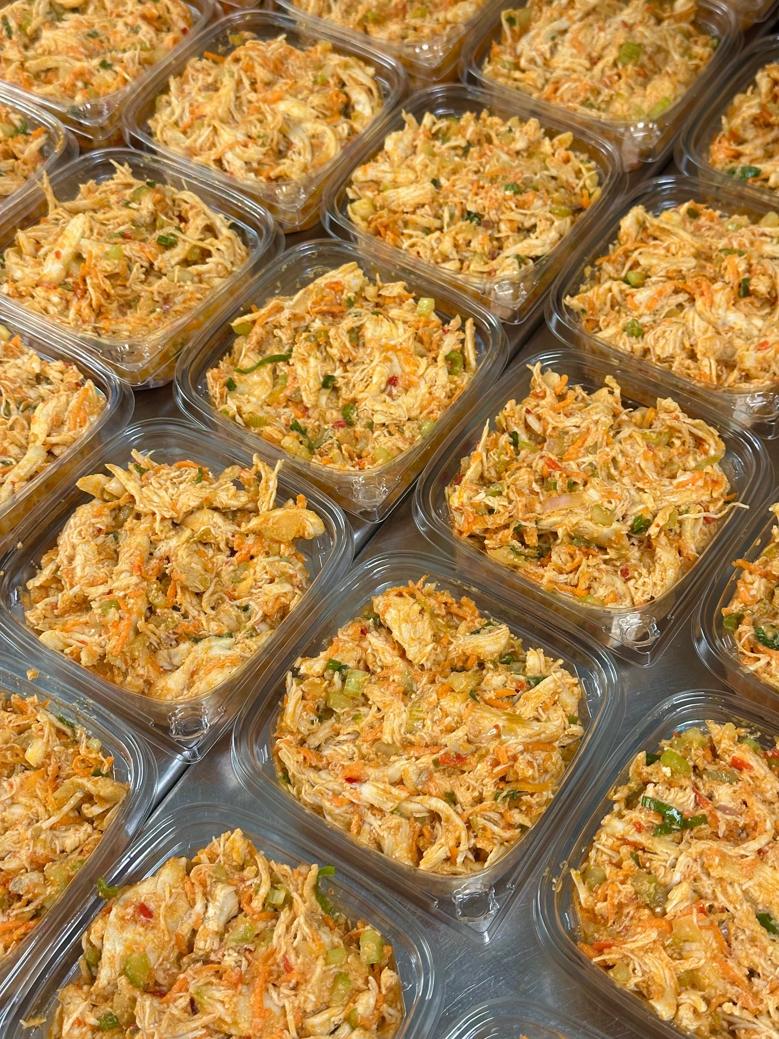 Buffalo Chicken Salad with Chives