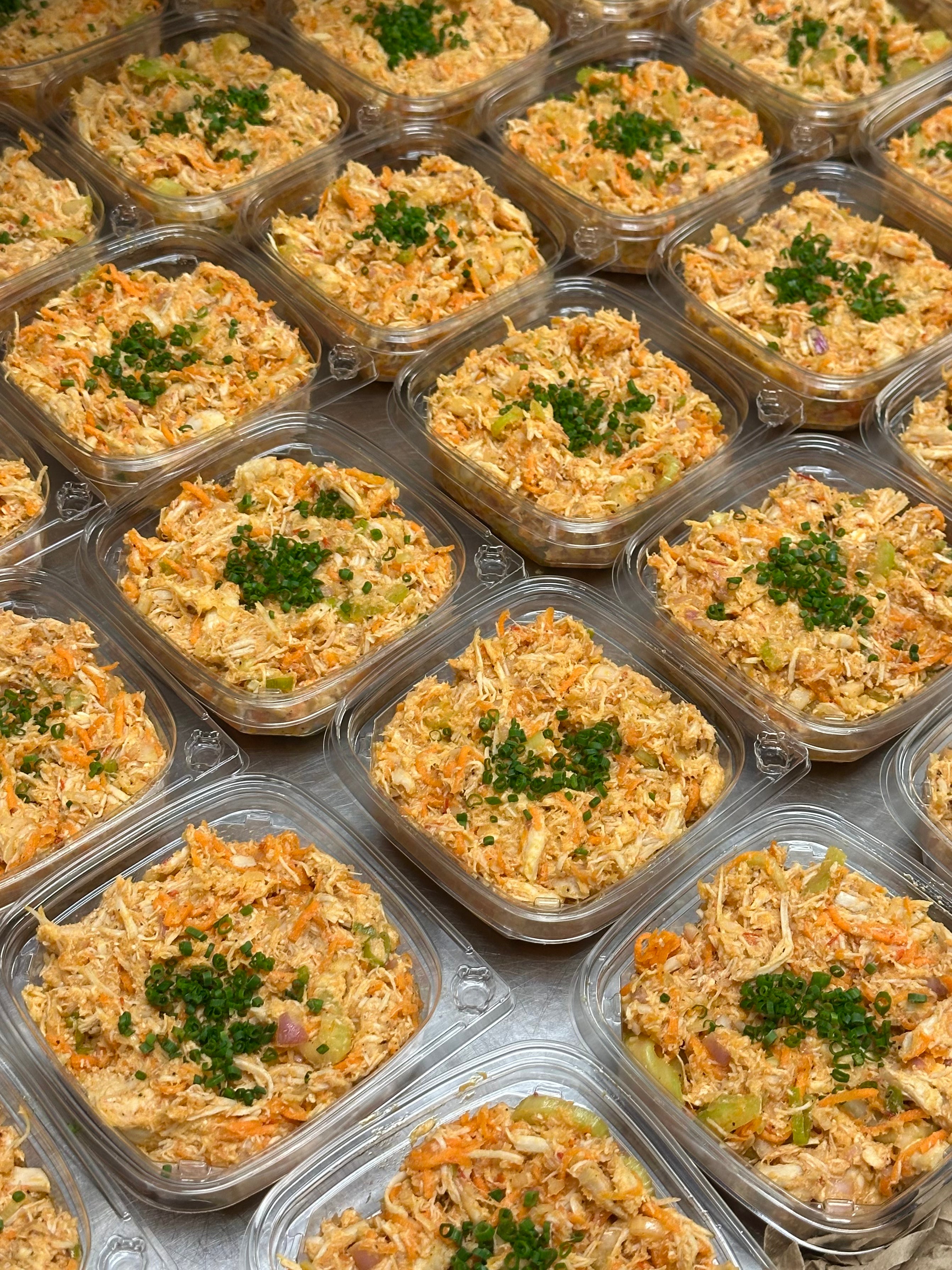 Buffalo Chicken Salad with Chives