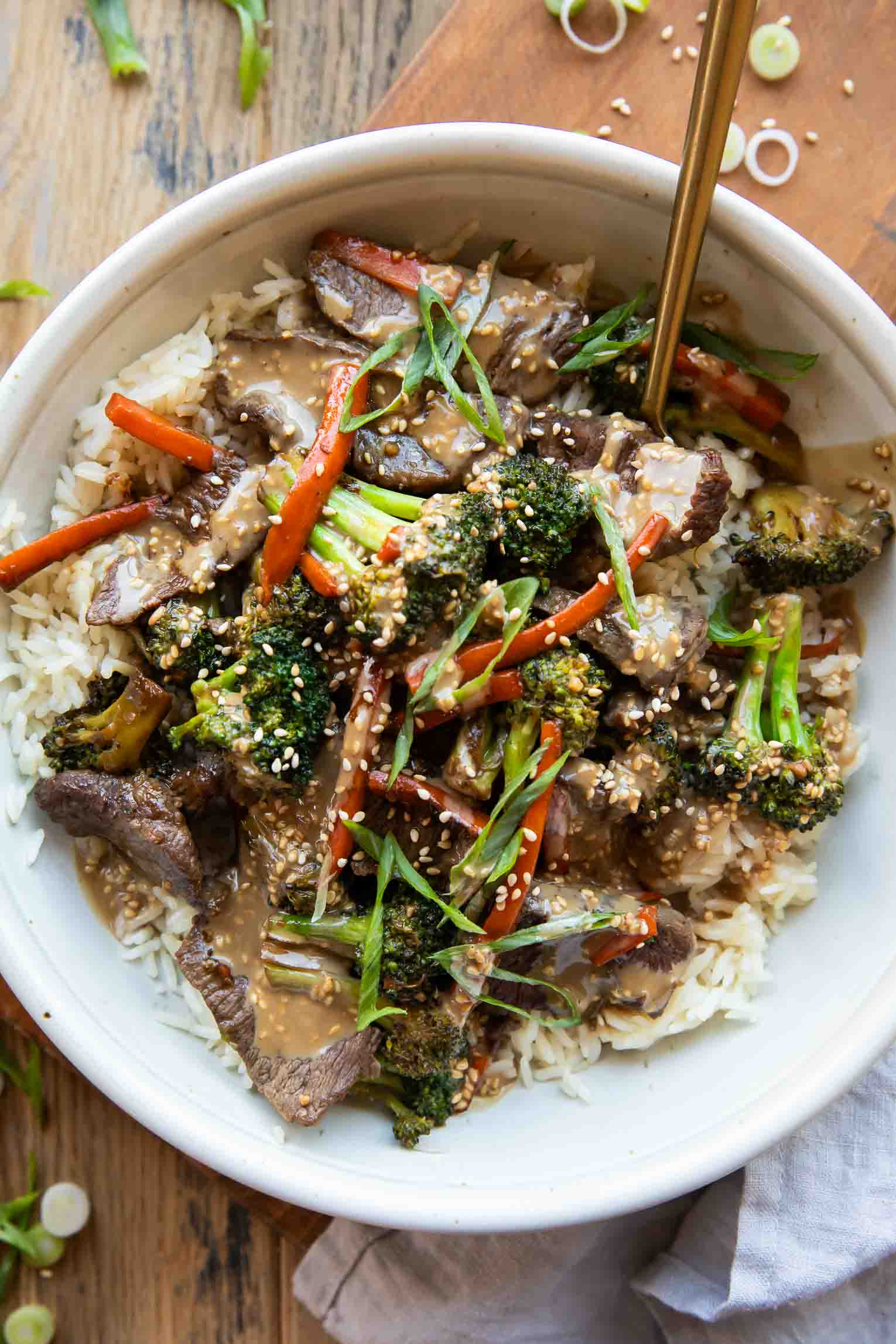 Tamari Ginger Steak Bowl