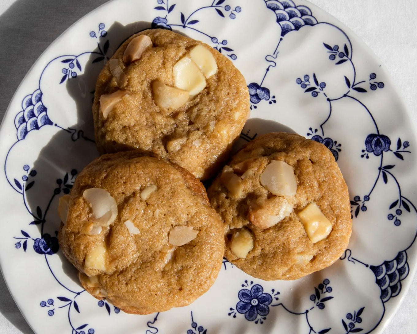 Macadamia White Chocolate Chip Cookies