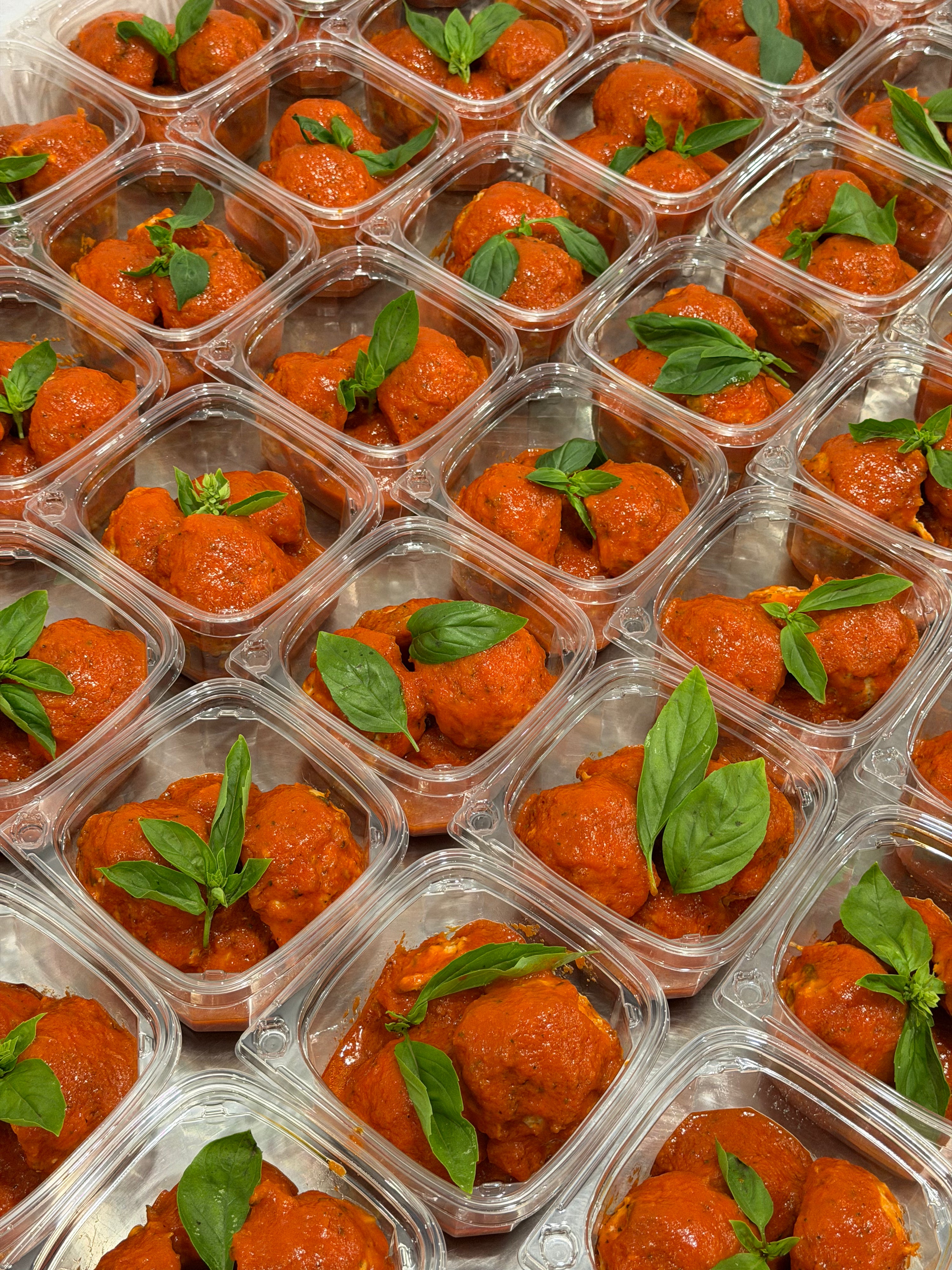 Chicken Veggie Meatballs with Marinara