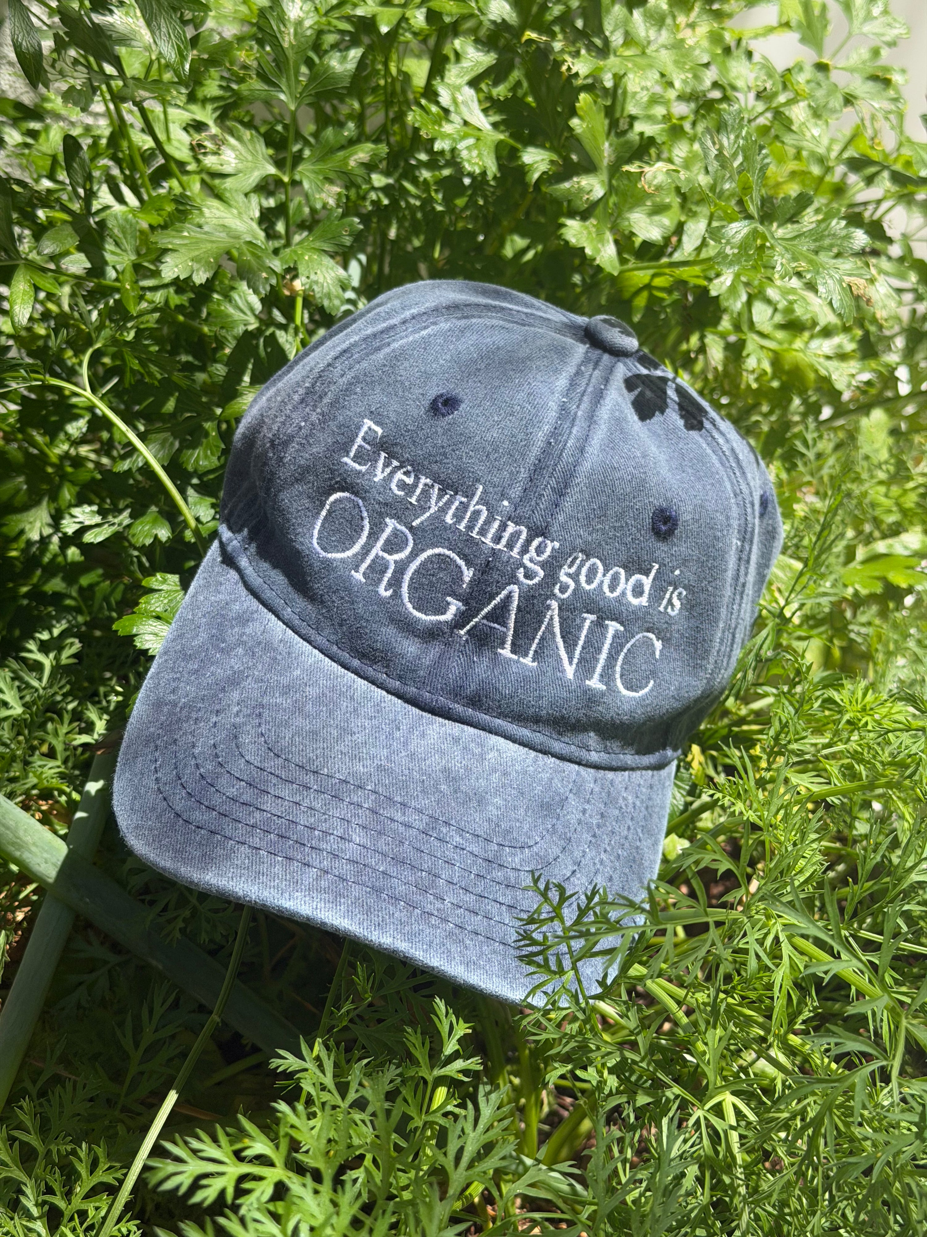 Organic Hat: Dark Denim