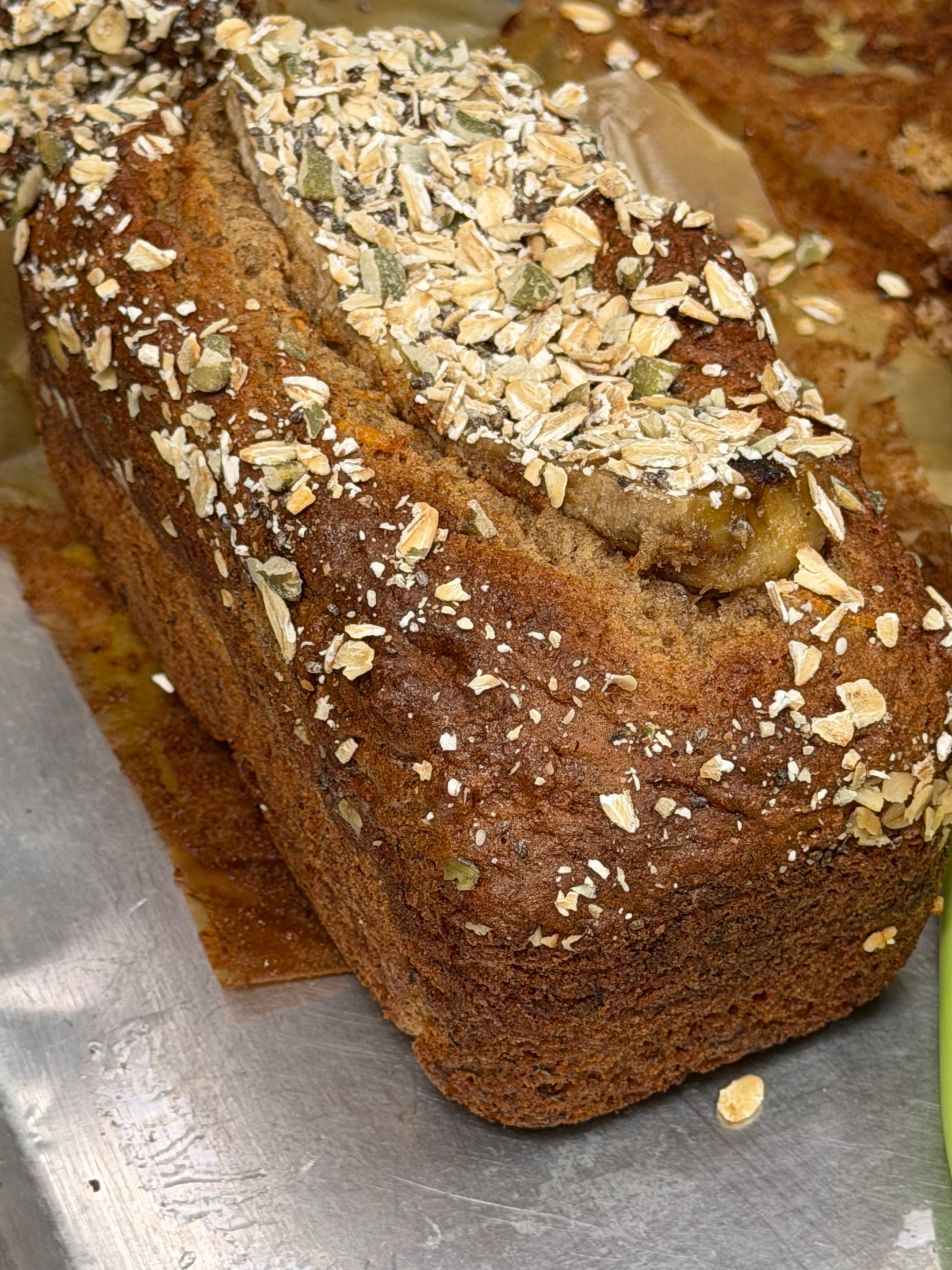 Banana Chocolate Chip Protein Bread