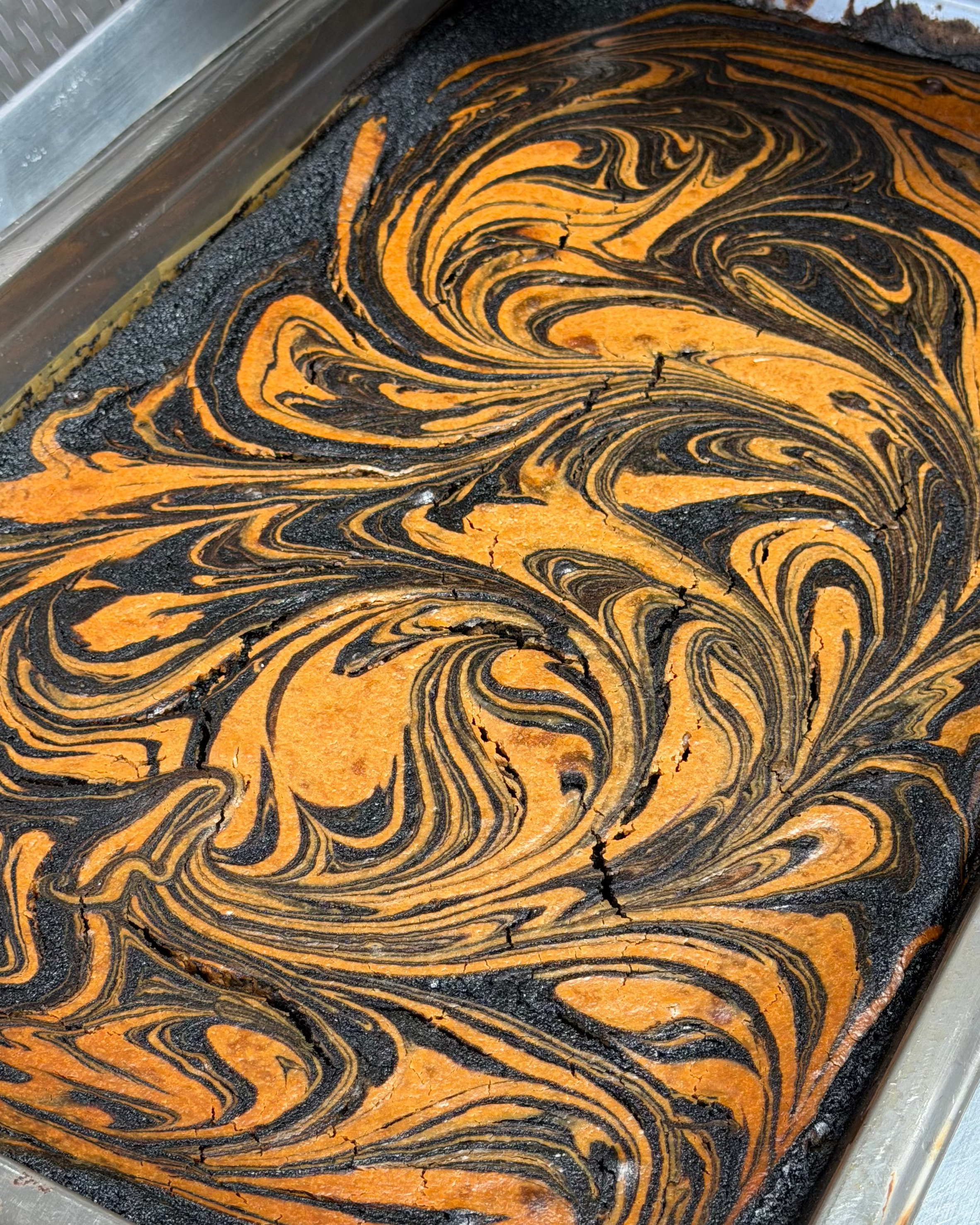 Chocolate Tahini Mochi Brownie