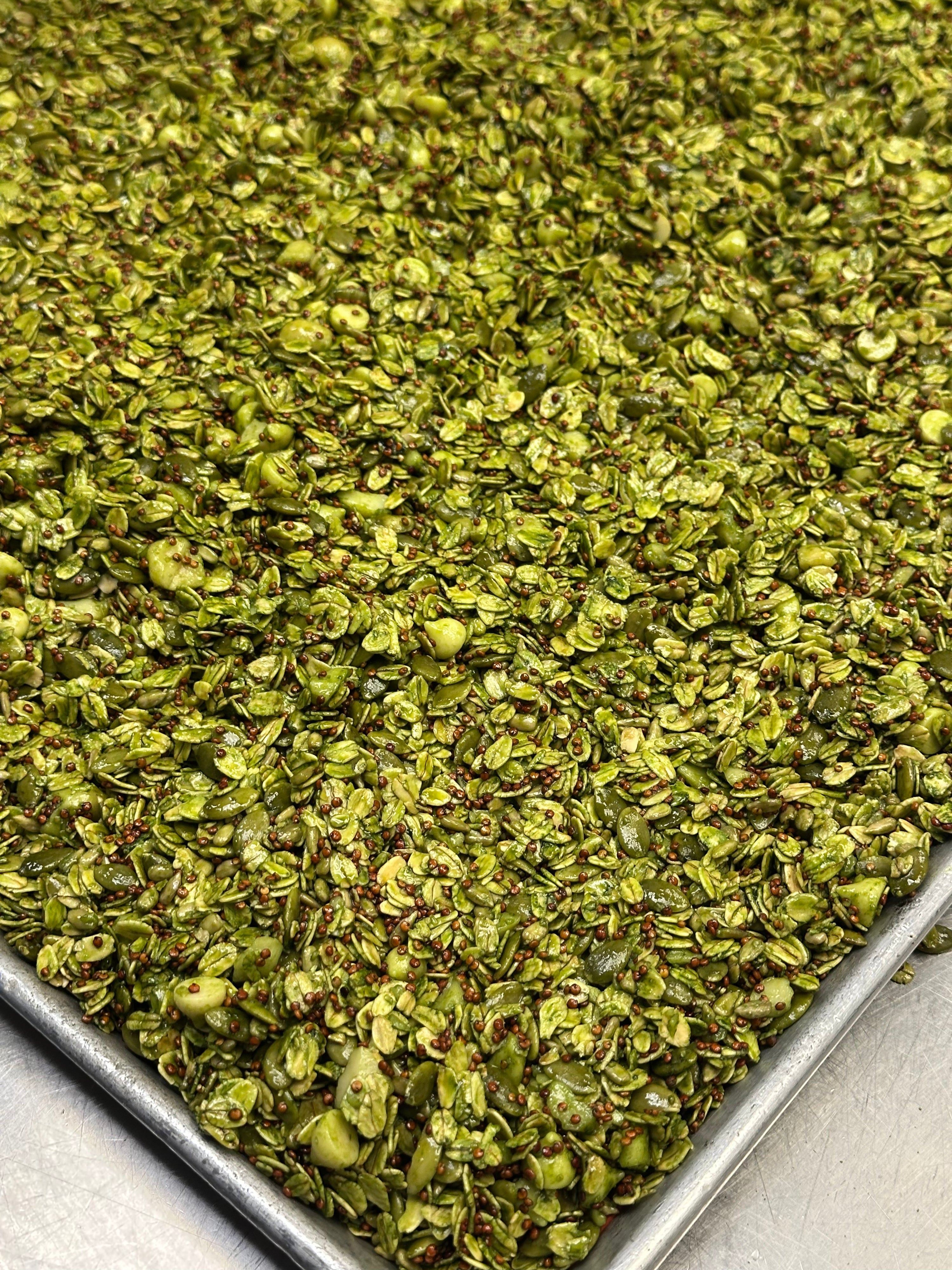 Matcha Strawberry Granola
