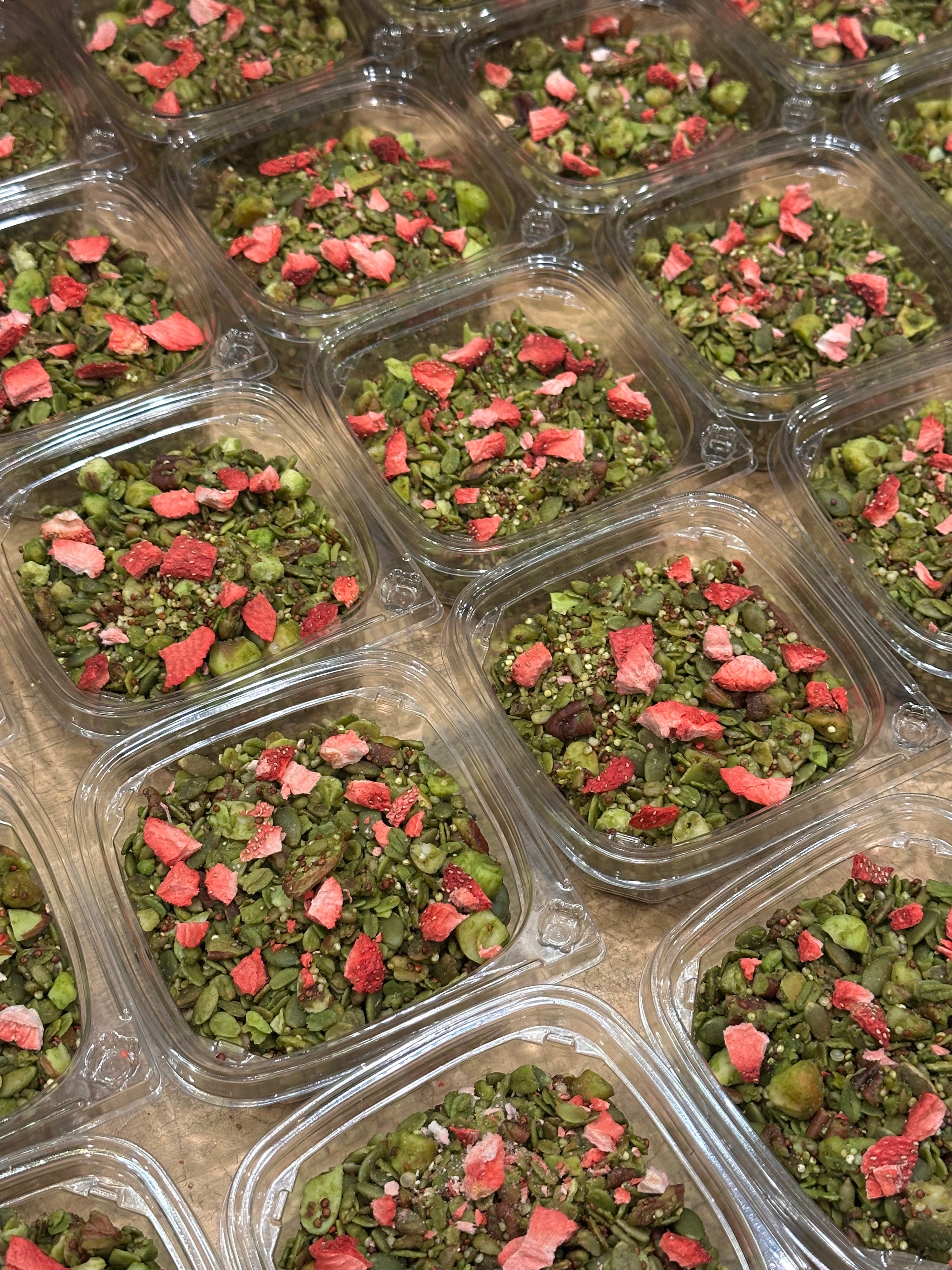 Matcha Strawberry Granola
