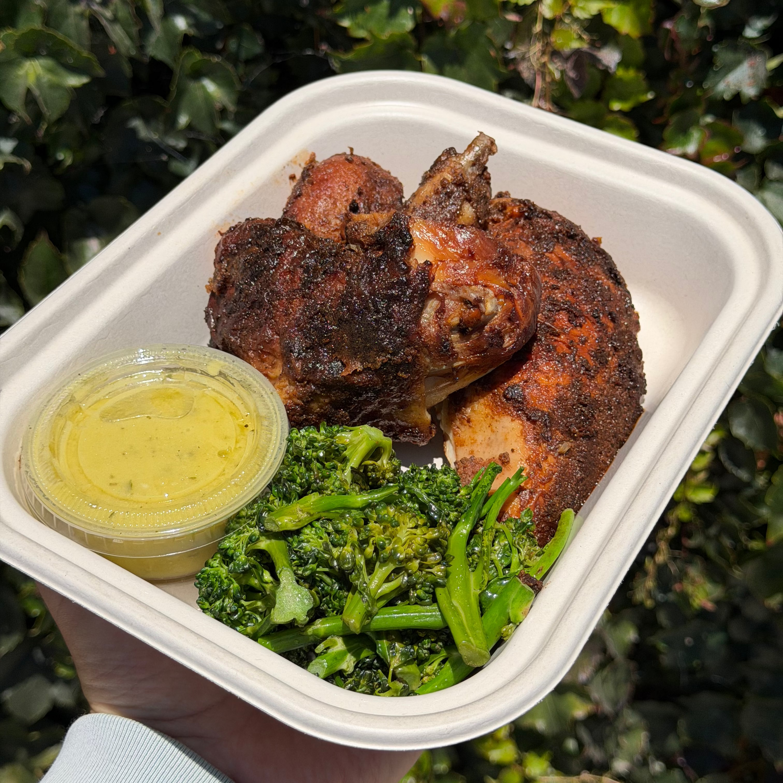 Tuscan Rosemary Half Rotisserie Chicken Plate