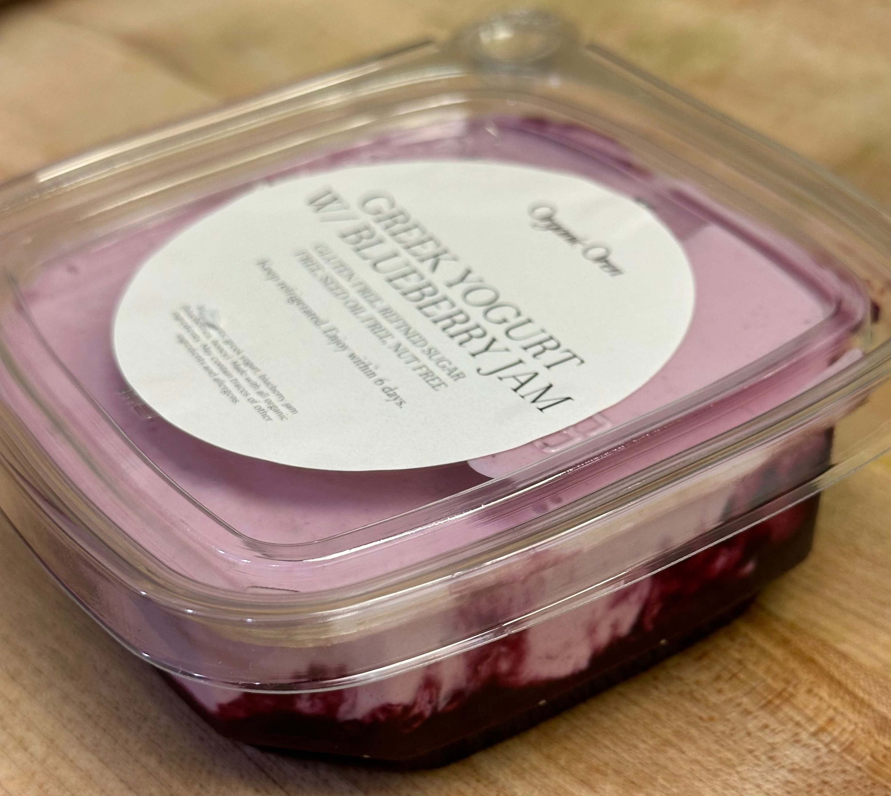 Greek Yogurt with Blackberry Jam