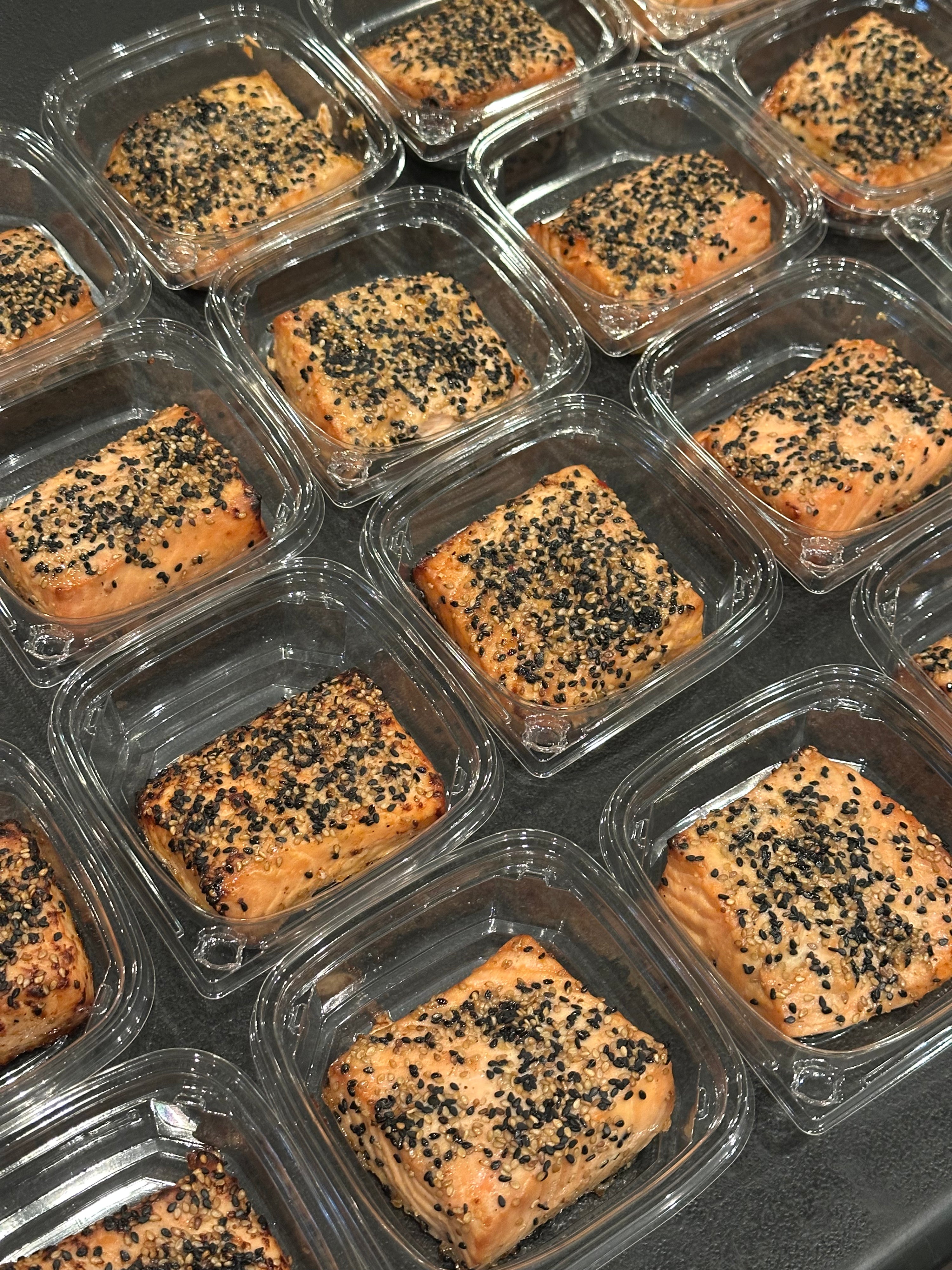 Side Sesame Crusted Miso Salmon