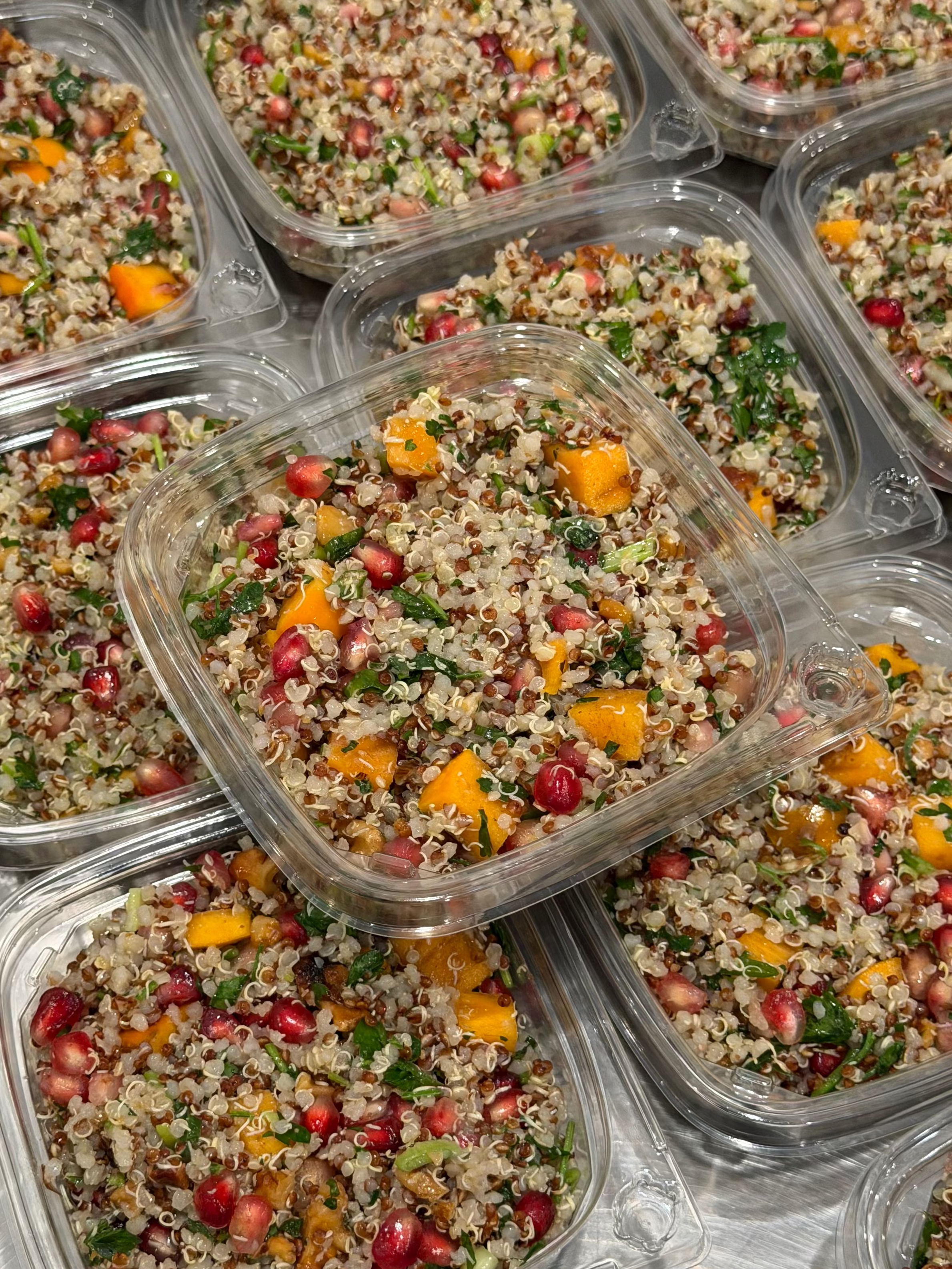Quinoa Tabouli w/ Pomegranate, Sweet Potato & Almonds