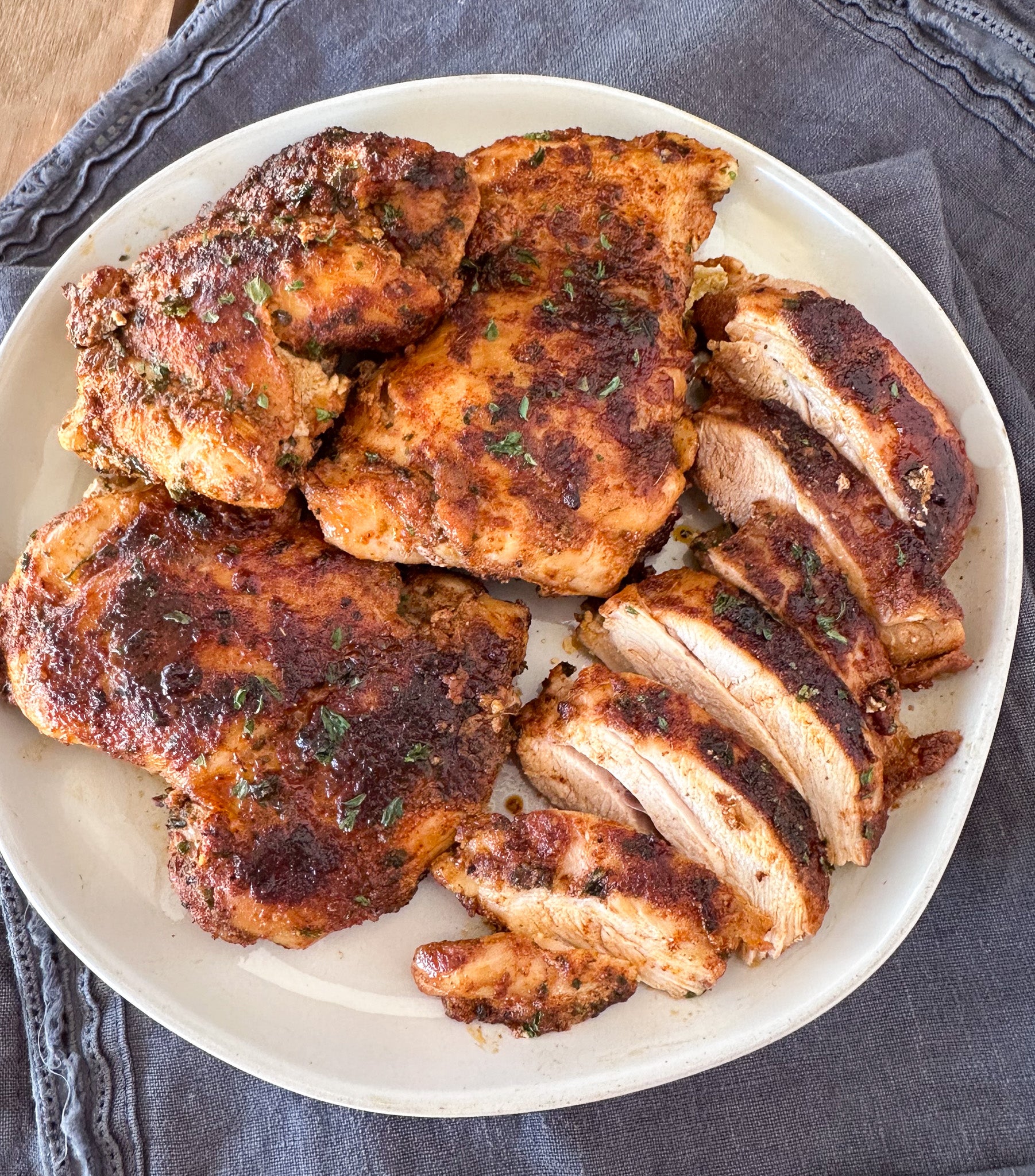 Cajun Chicken Thighs