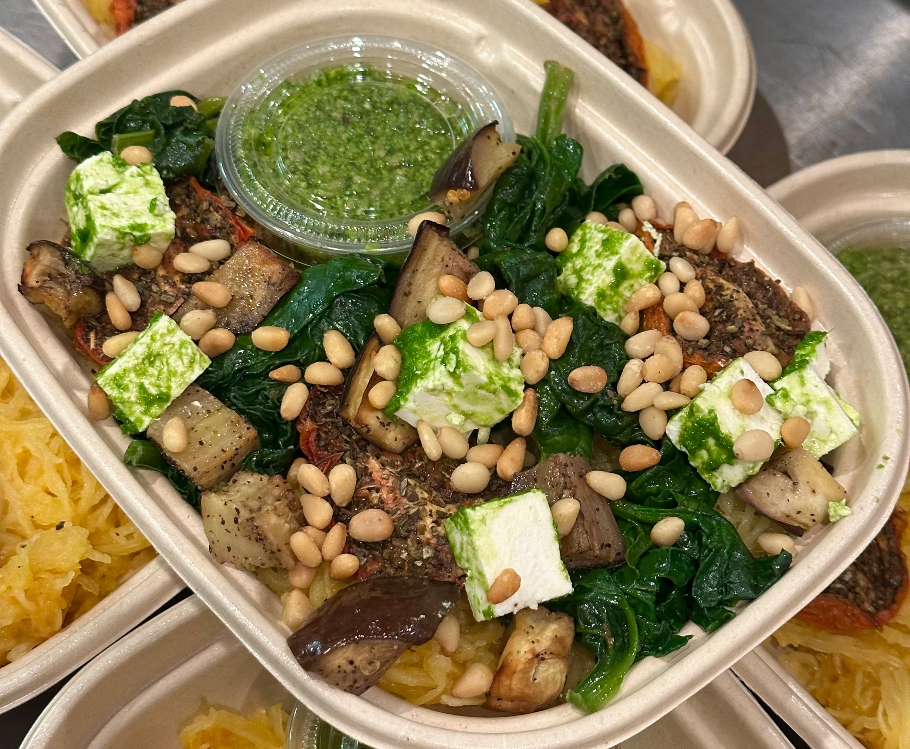 Baked Feta Spaghetti Squash