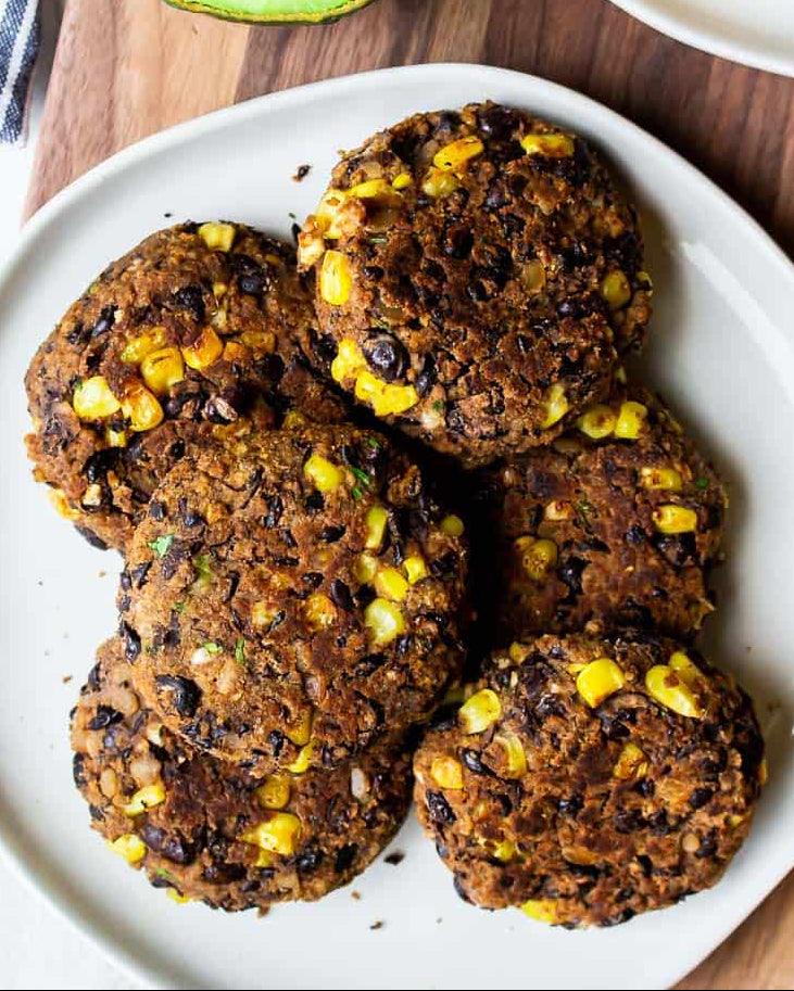 Southwest Black Bean Veggie Burgers