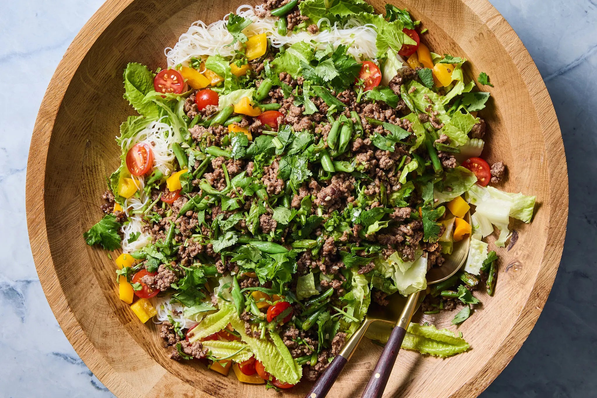Lemongrass Beef Larb Bowl