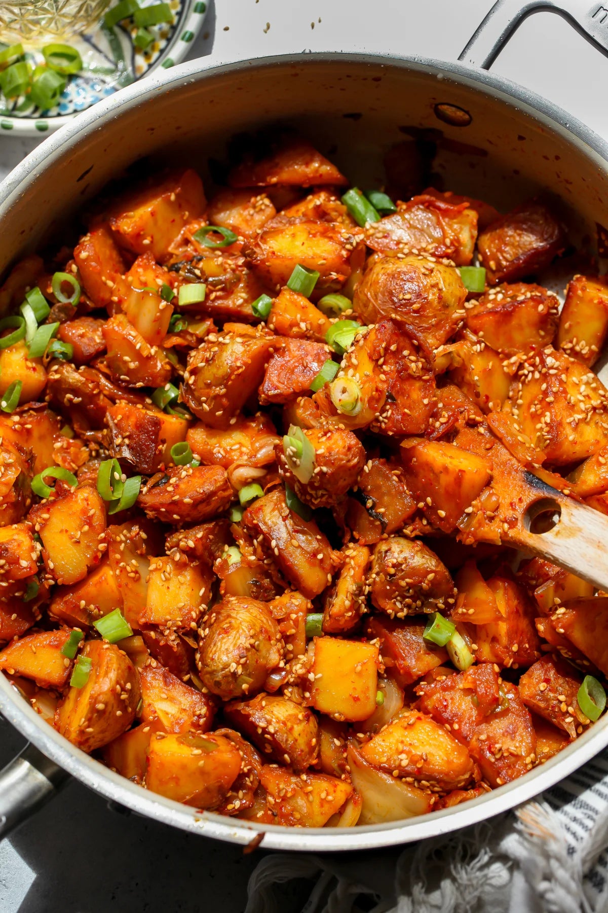 Kimchi Breakfast Potatoes