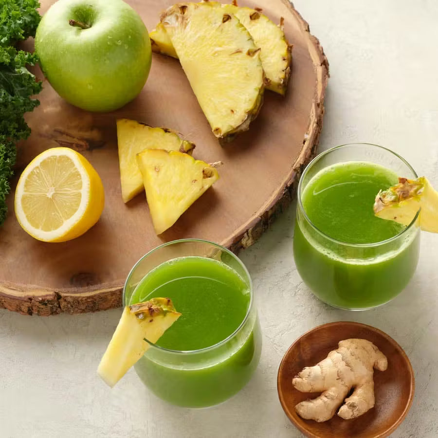 Pineapple, Ginger & Greens Juice