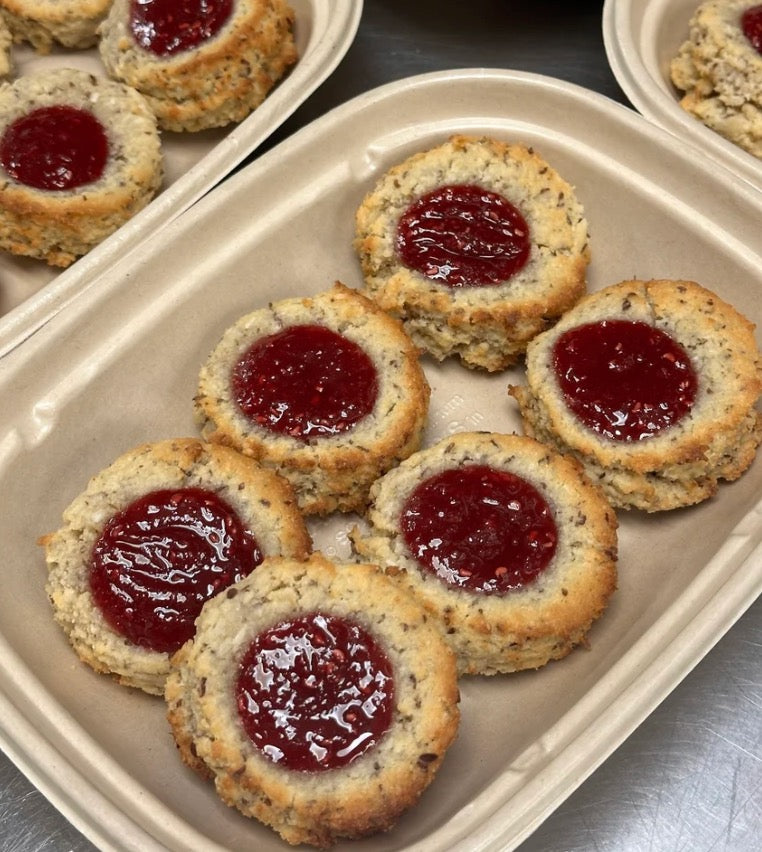 PB&J Thumbprint Cookies