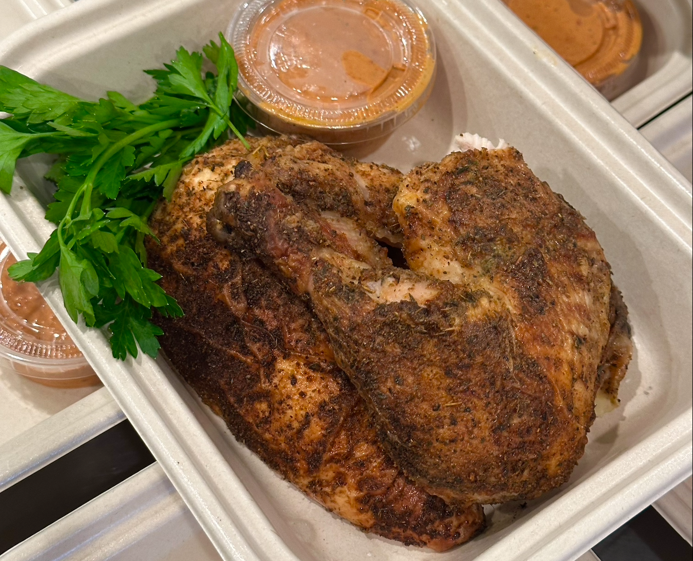 Harissa Honey Half Rotisserie Chicken