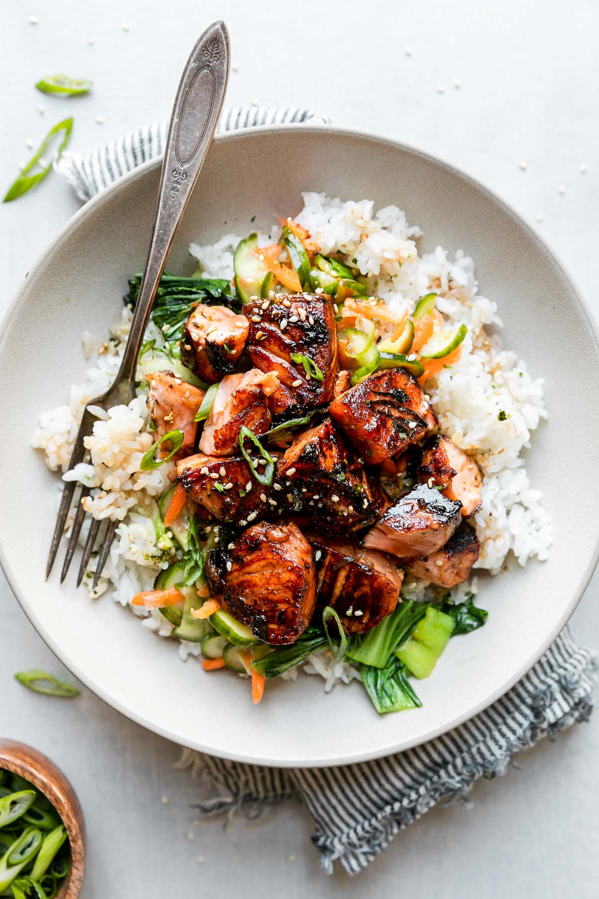 Teriyaki Salmon Bowl
