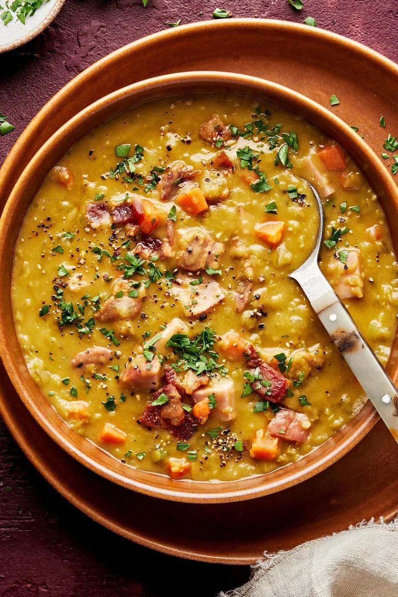 Wild Mushroom Split Pea Soup