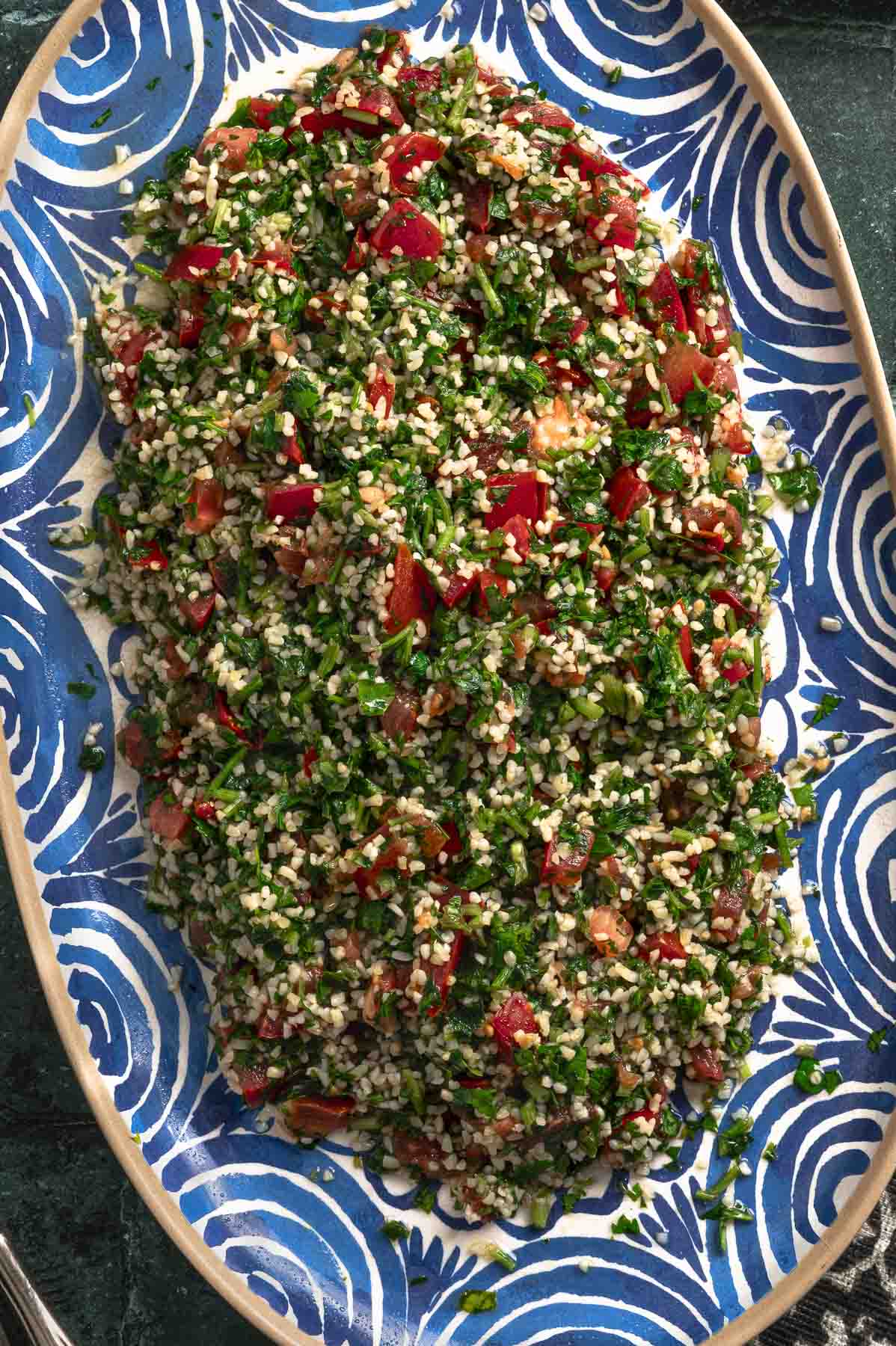 Quinoa Tabouli w/ Pomegranate & Persimmon