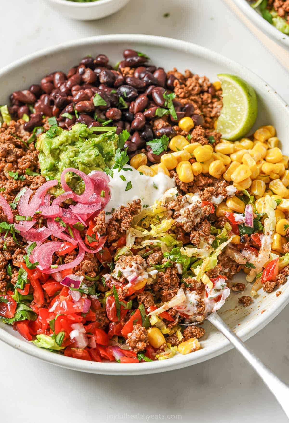 Ground Beef Fajita Bowl