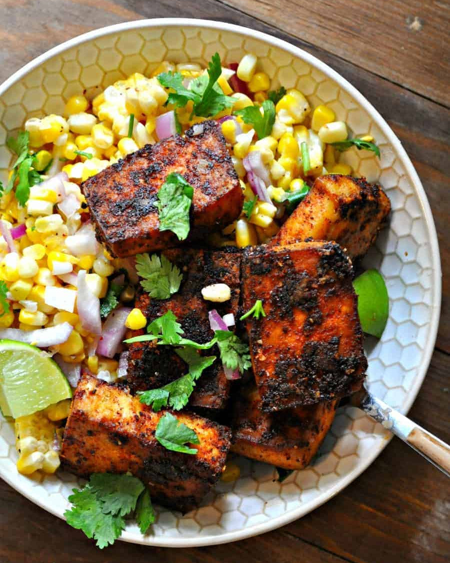 Cilantro Lime Grilled Tofu Bowl
