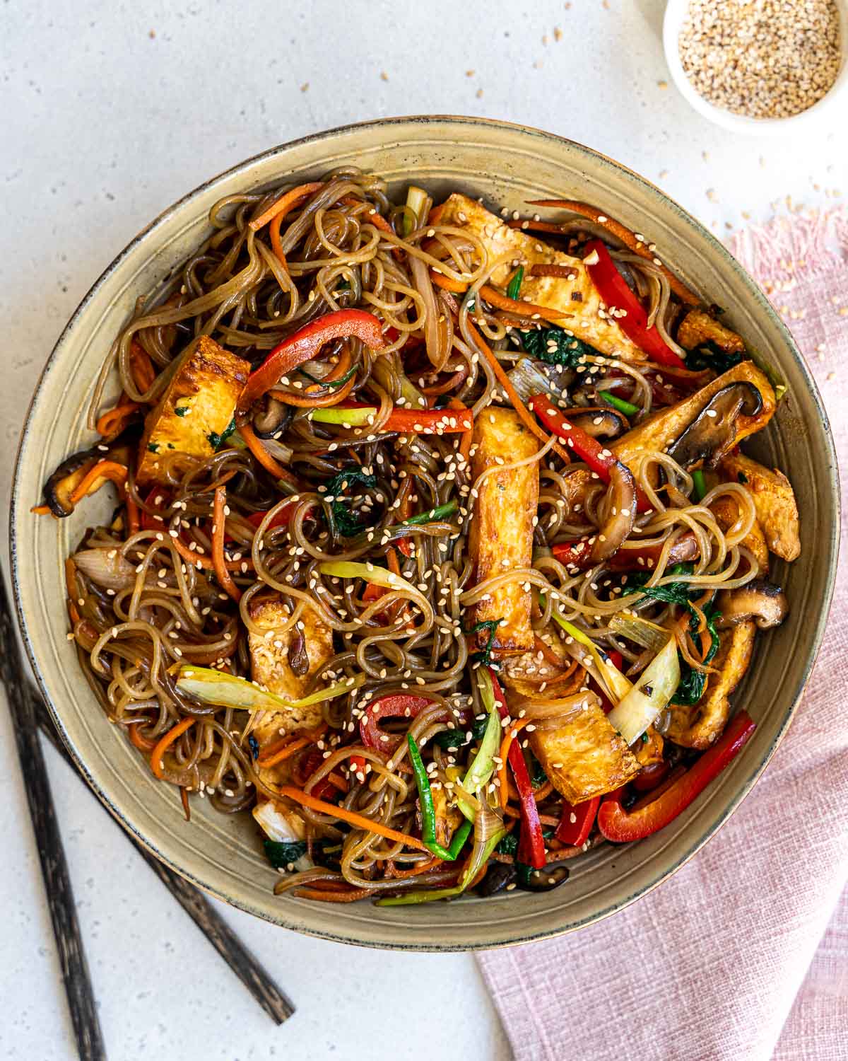 Black Pepper Tofu & Green Beans