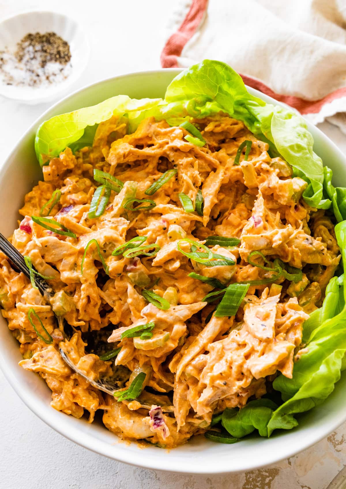 Buffalo Chicken Salad with Chives