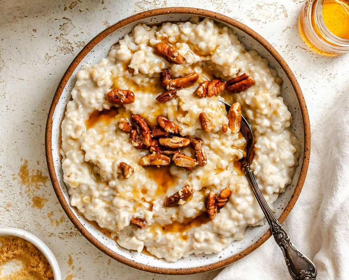 Maple Pecan Steel Cut Oats