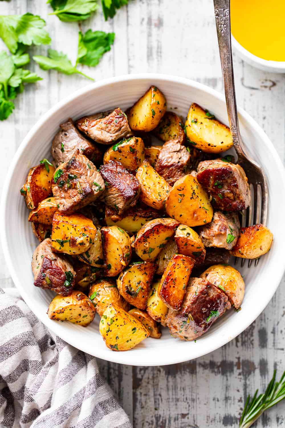Kids Steak & Roasted Potato Plate 