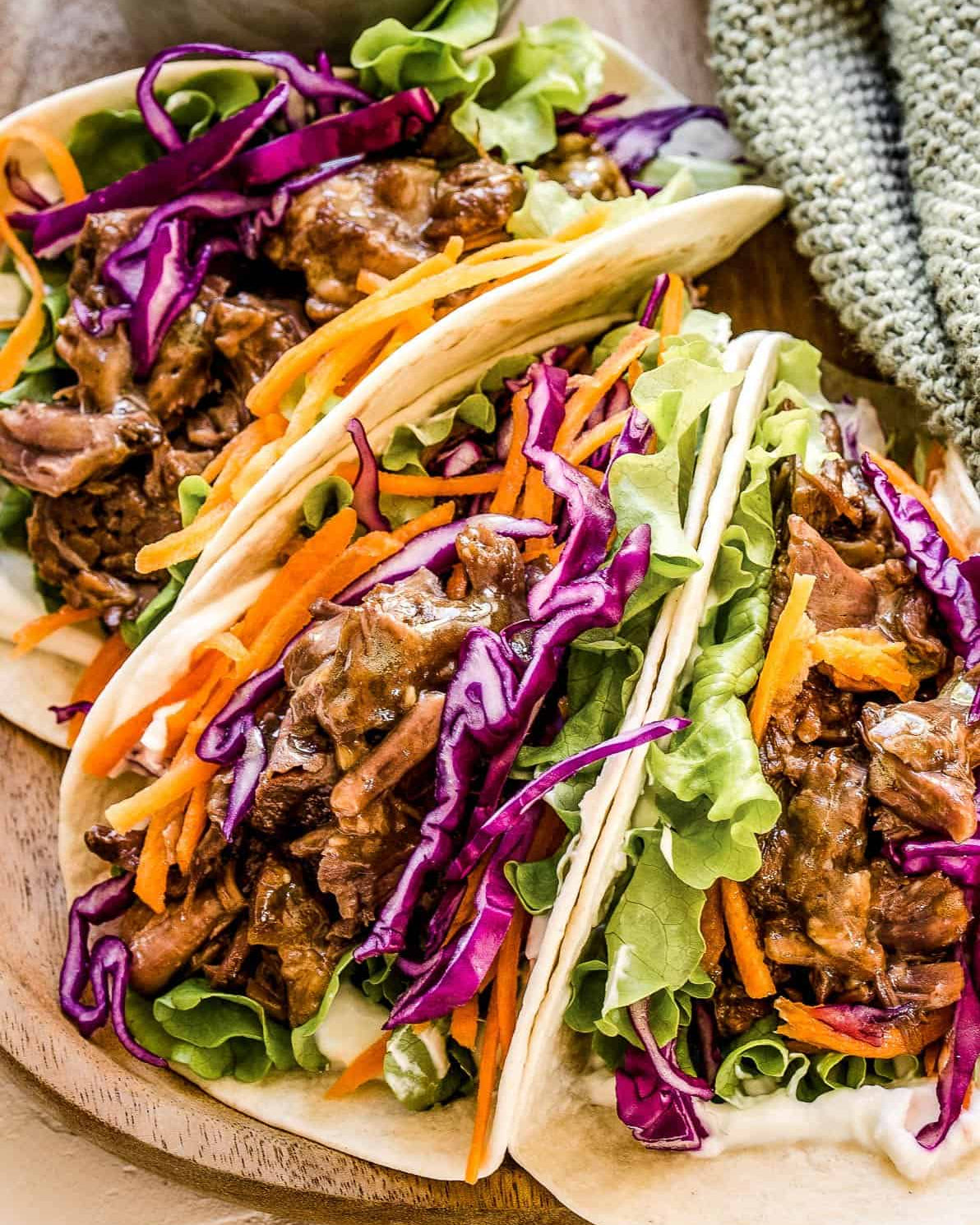 Korean BBQ Beef Tacos