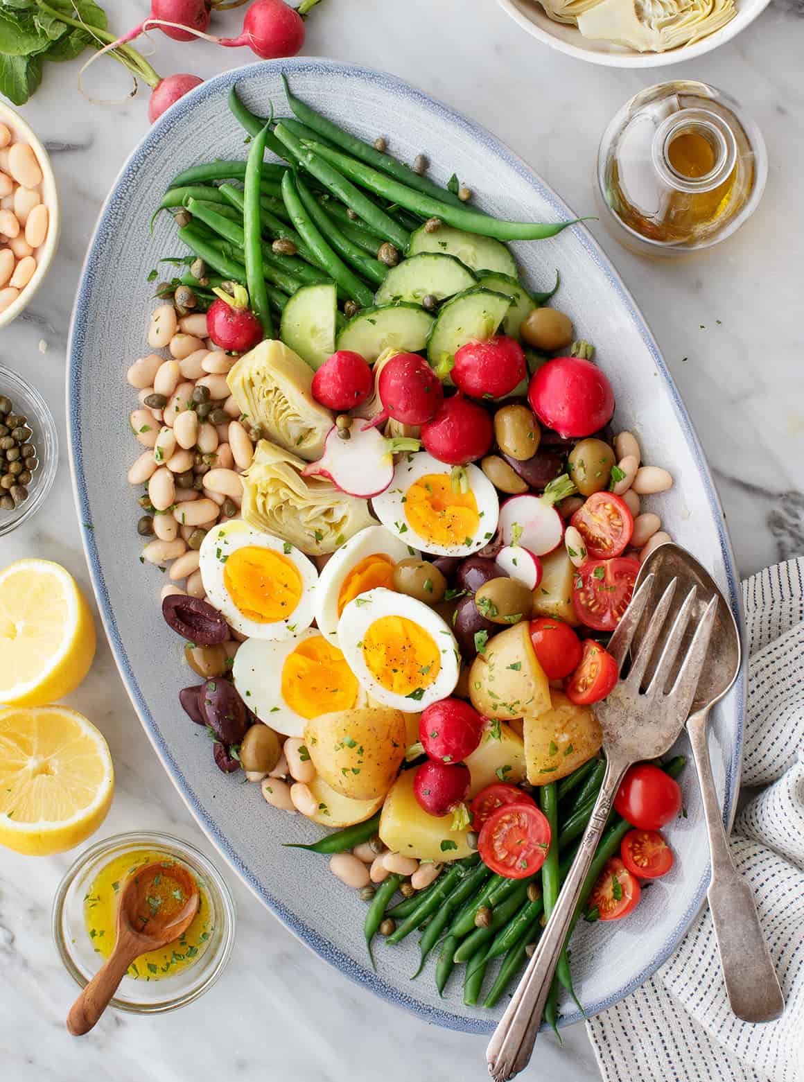 Spring Vegetable Nicoise Salad