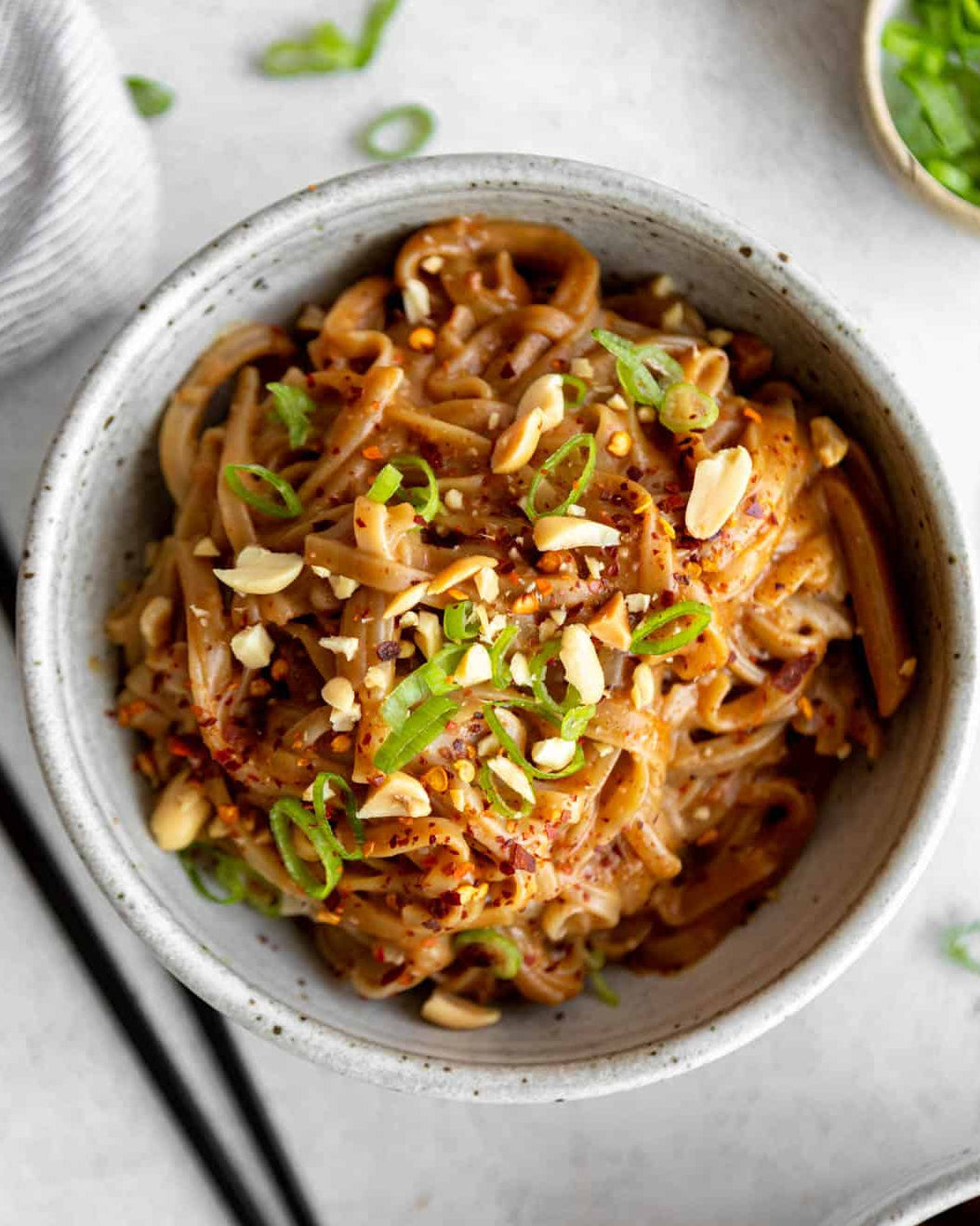 Cold Sesame Peanut Noodles