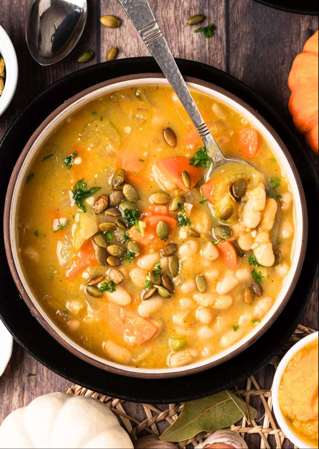 Pumpkin White Bean Soup
