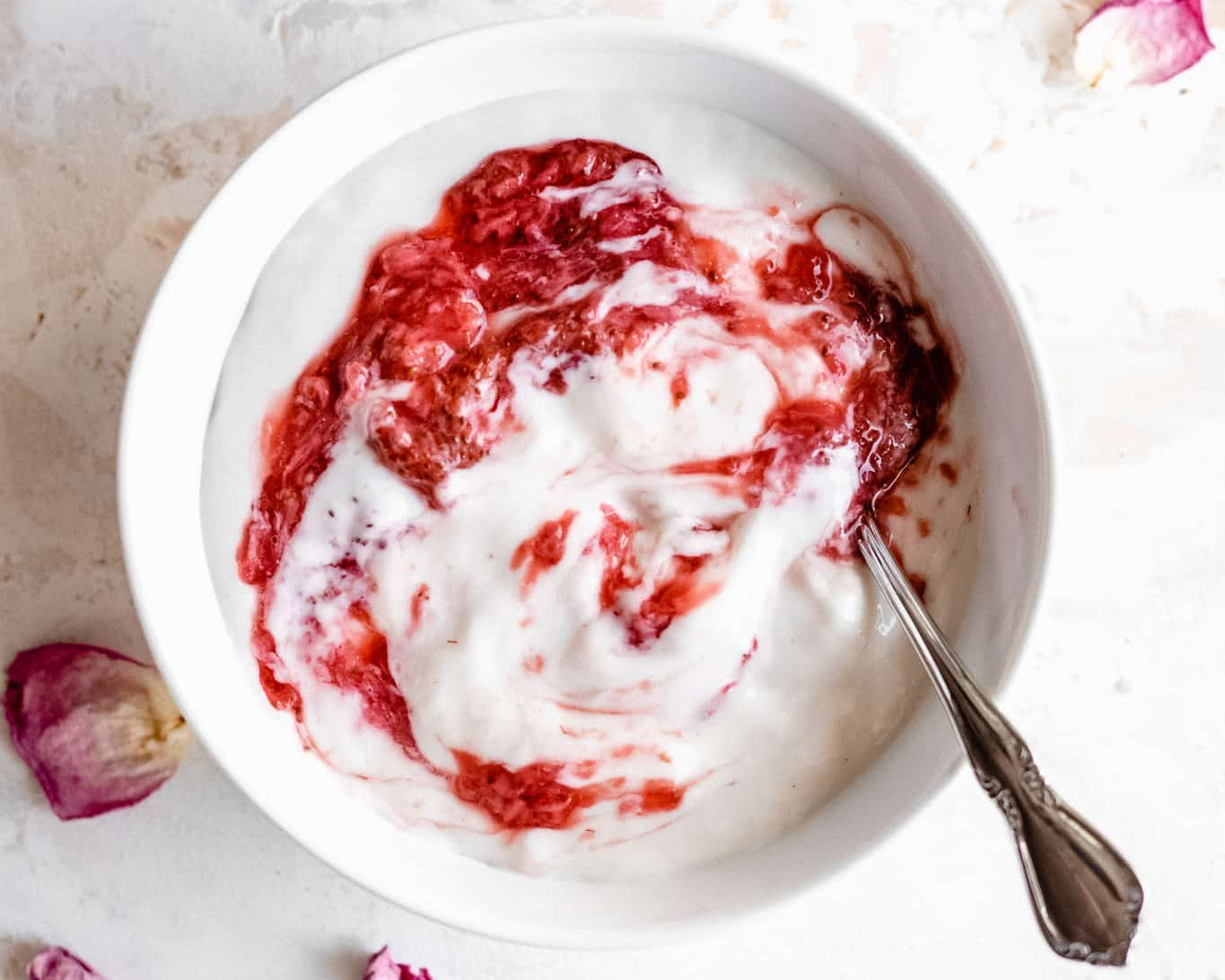 Greek Yogurt with Strawberry Jam