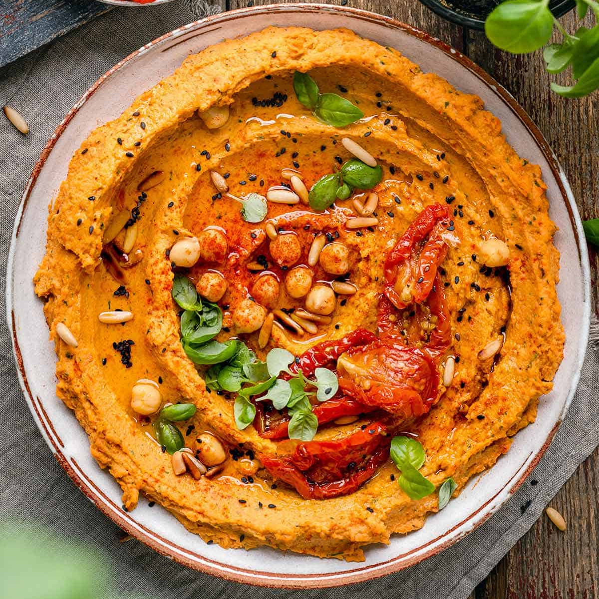 Sun Dried Tomato Hummus