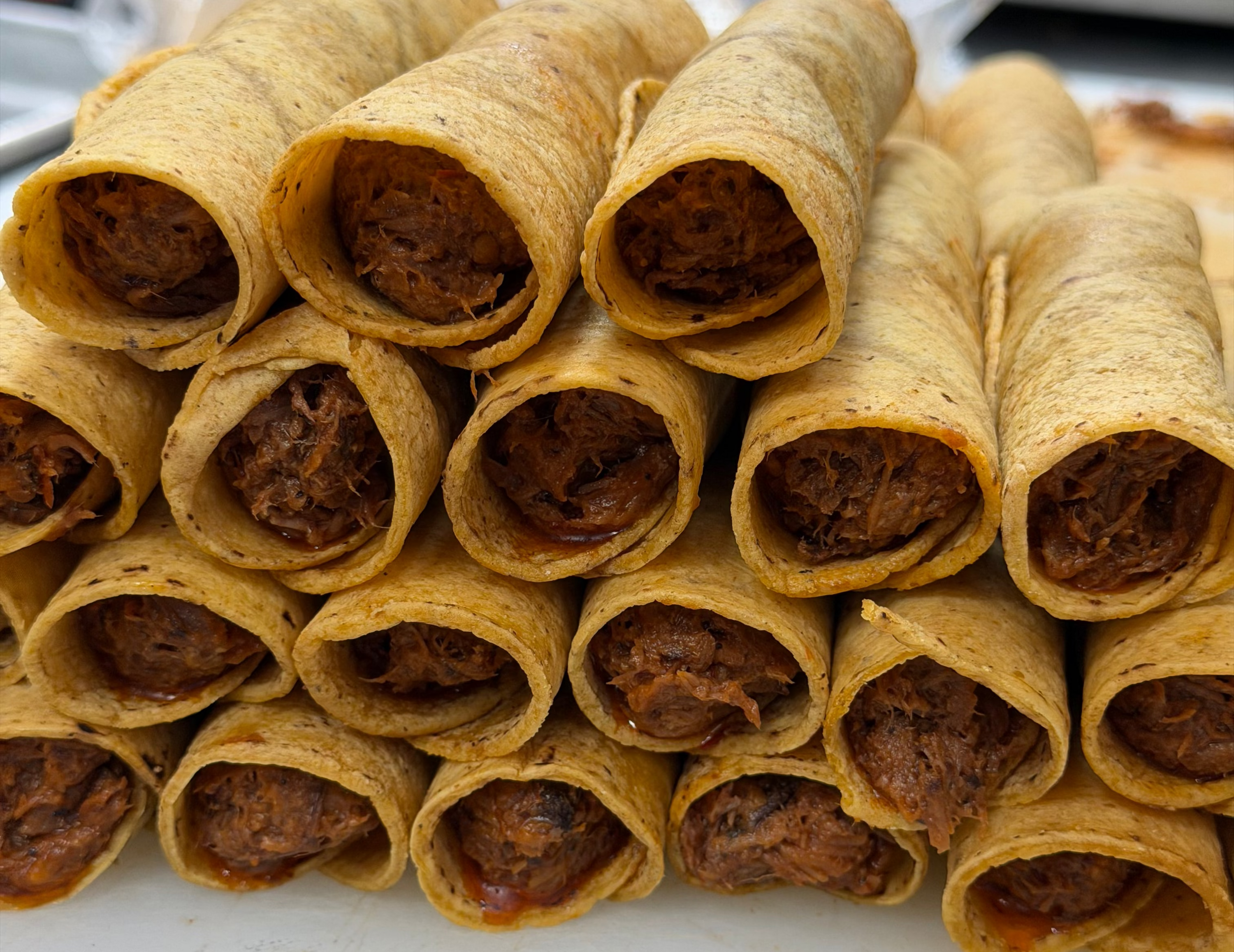 Chipotle Beef Taquitos with Roasted Tomato Salsa