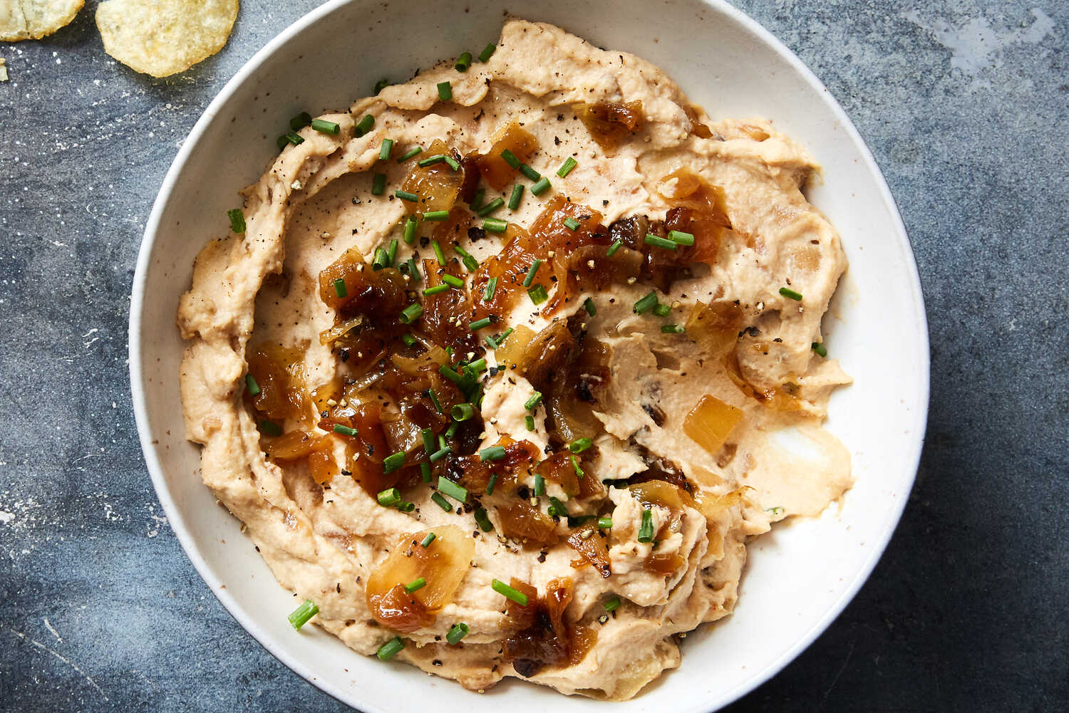 French Onion Tahini Dip